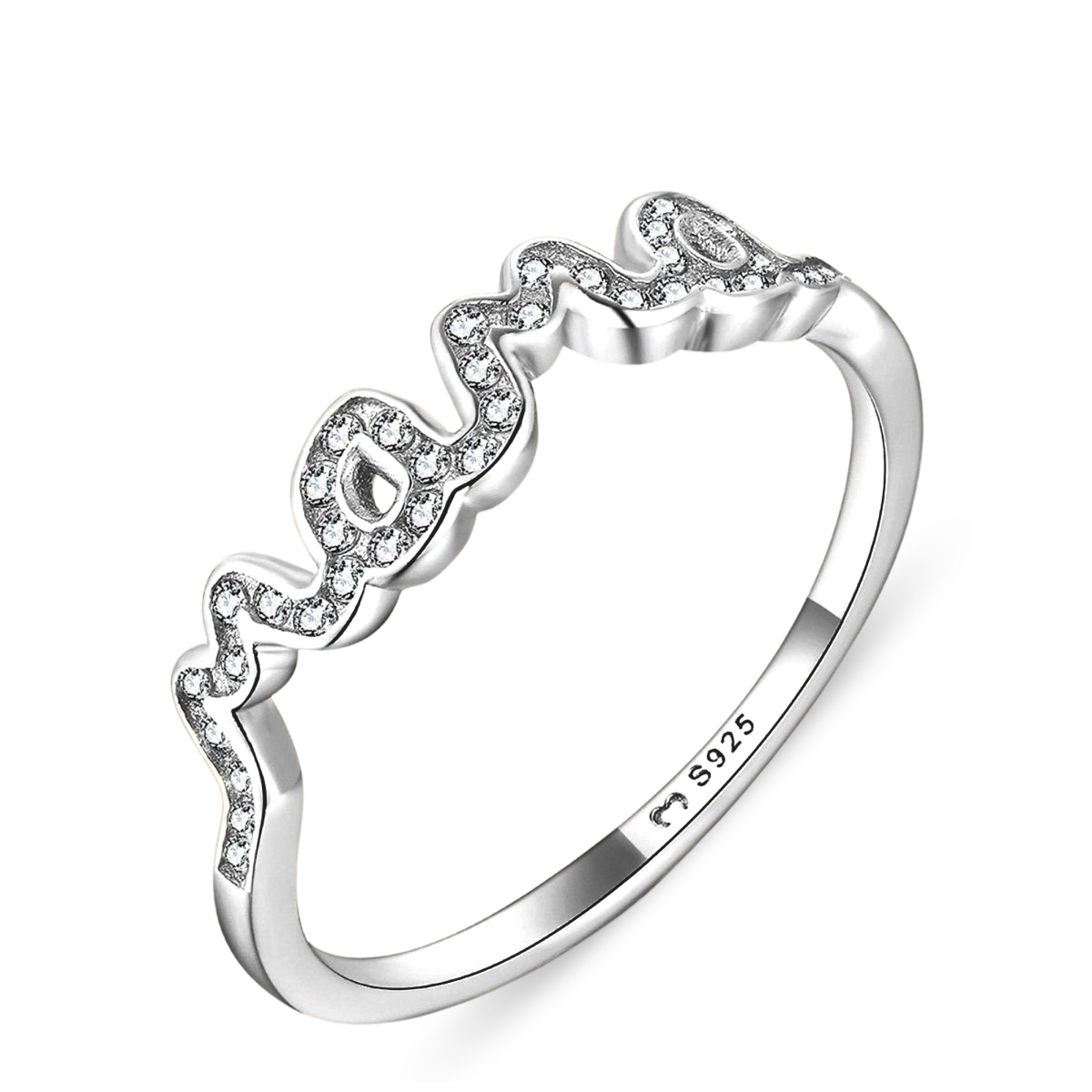 Anello Mama Strass