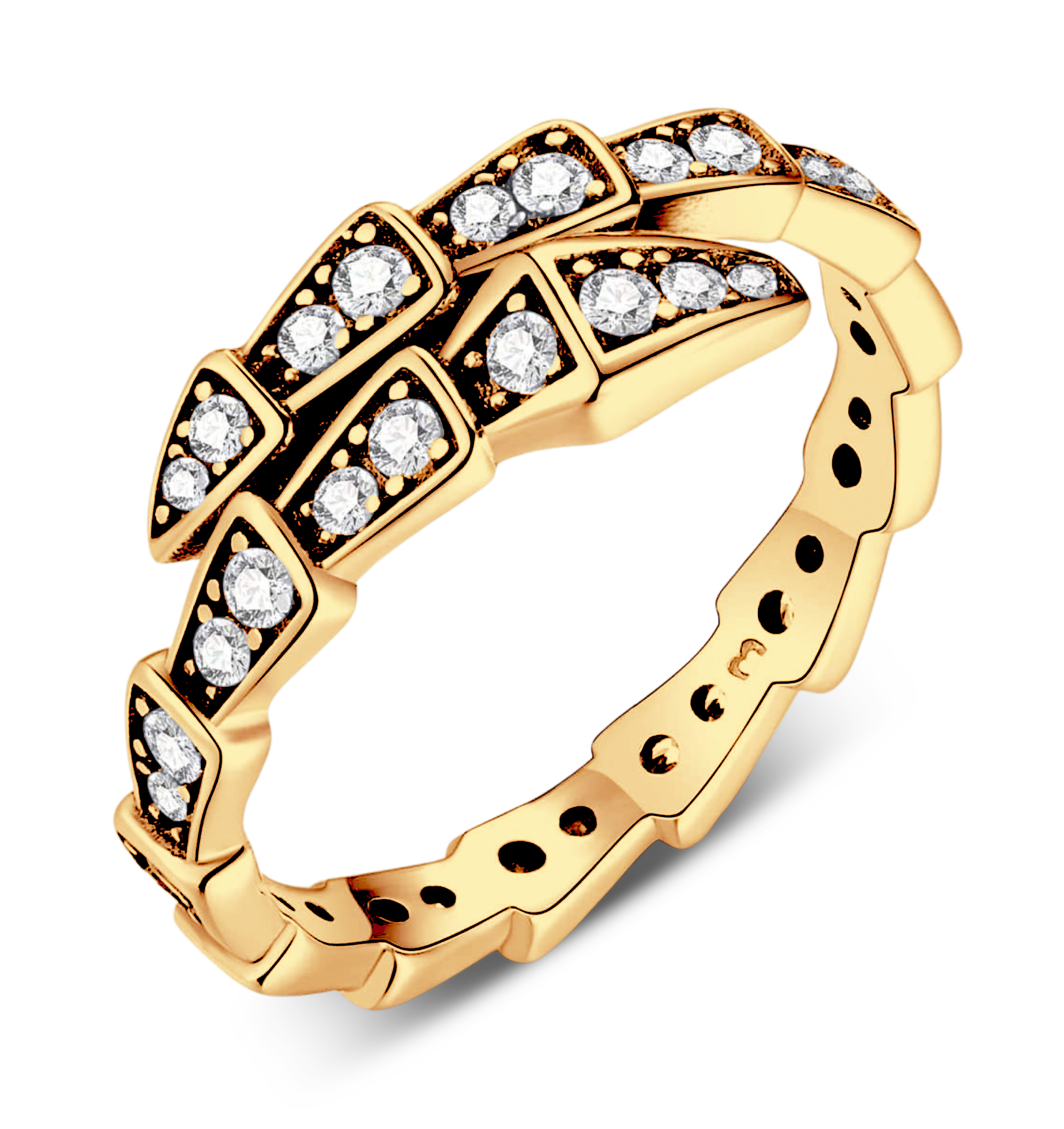 Anello Vipera Lucente