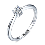 Anello Zirconia Solitaria