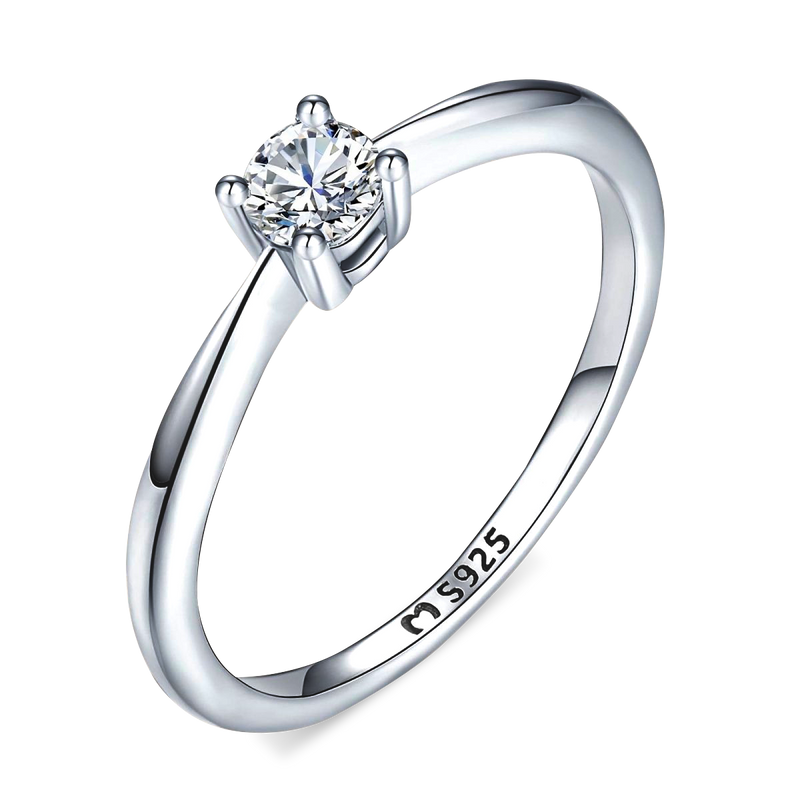Anello Zirconia Solitaria - Chiara Jewels