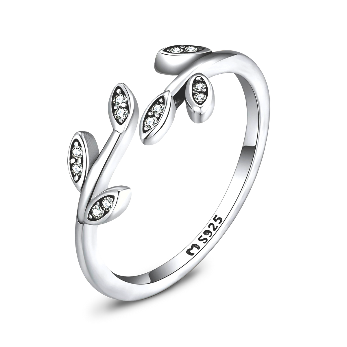 Anello Fogli Brillanti - Chiara Jewels