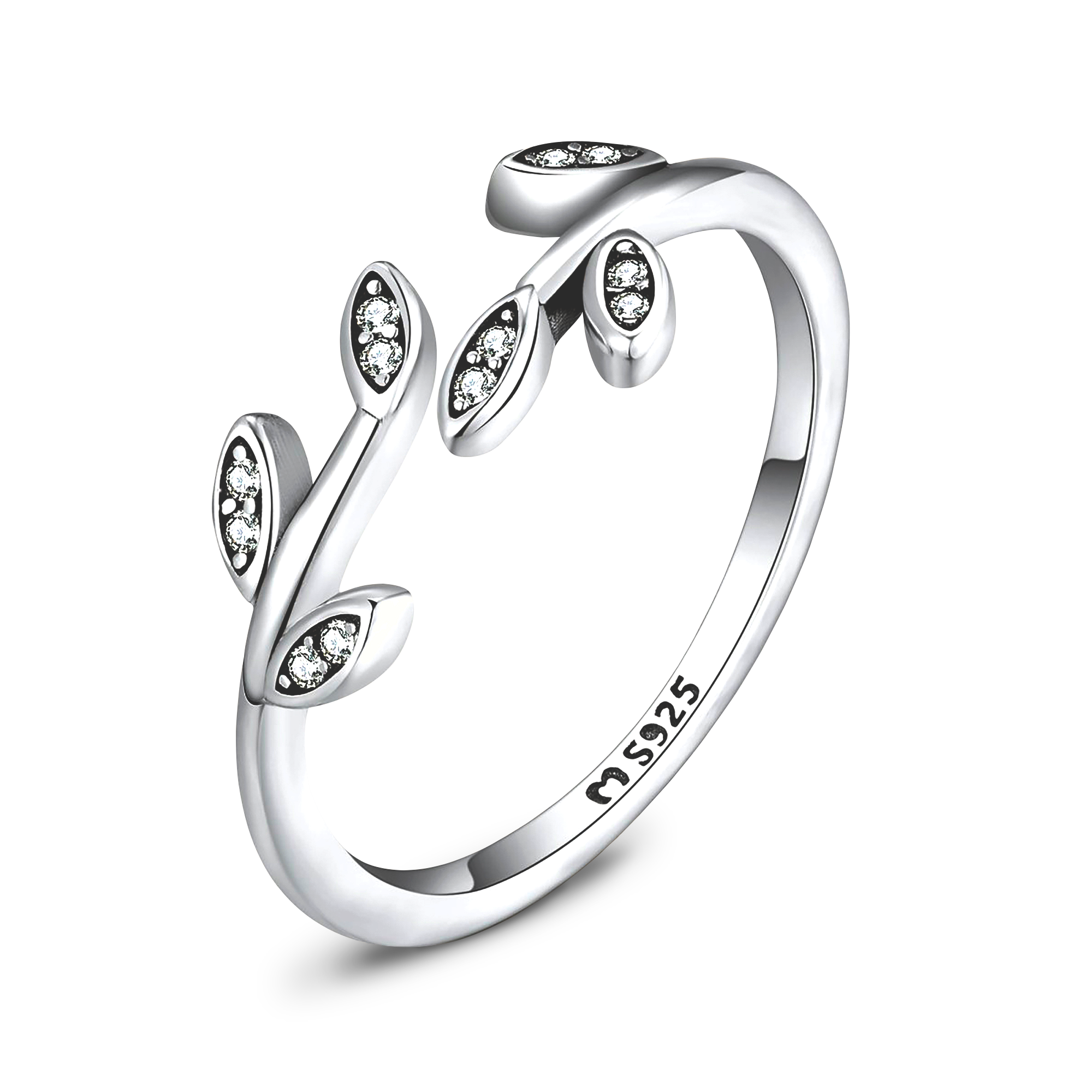 Anello Fogli Brillanti - Chiara Jewels