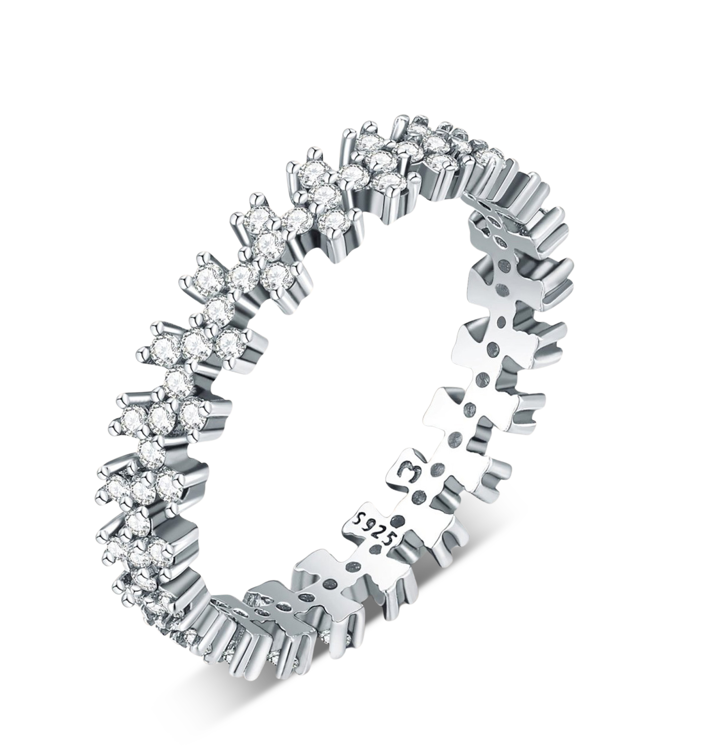 Anello Rosca Scintillante