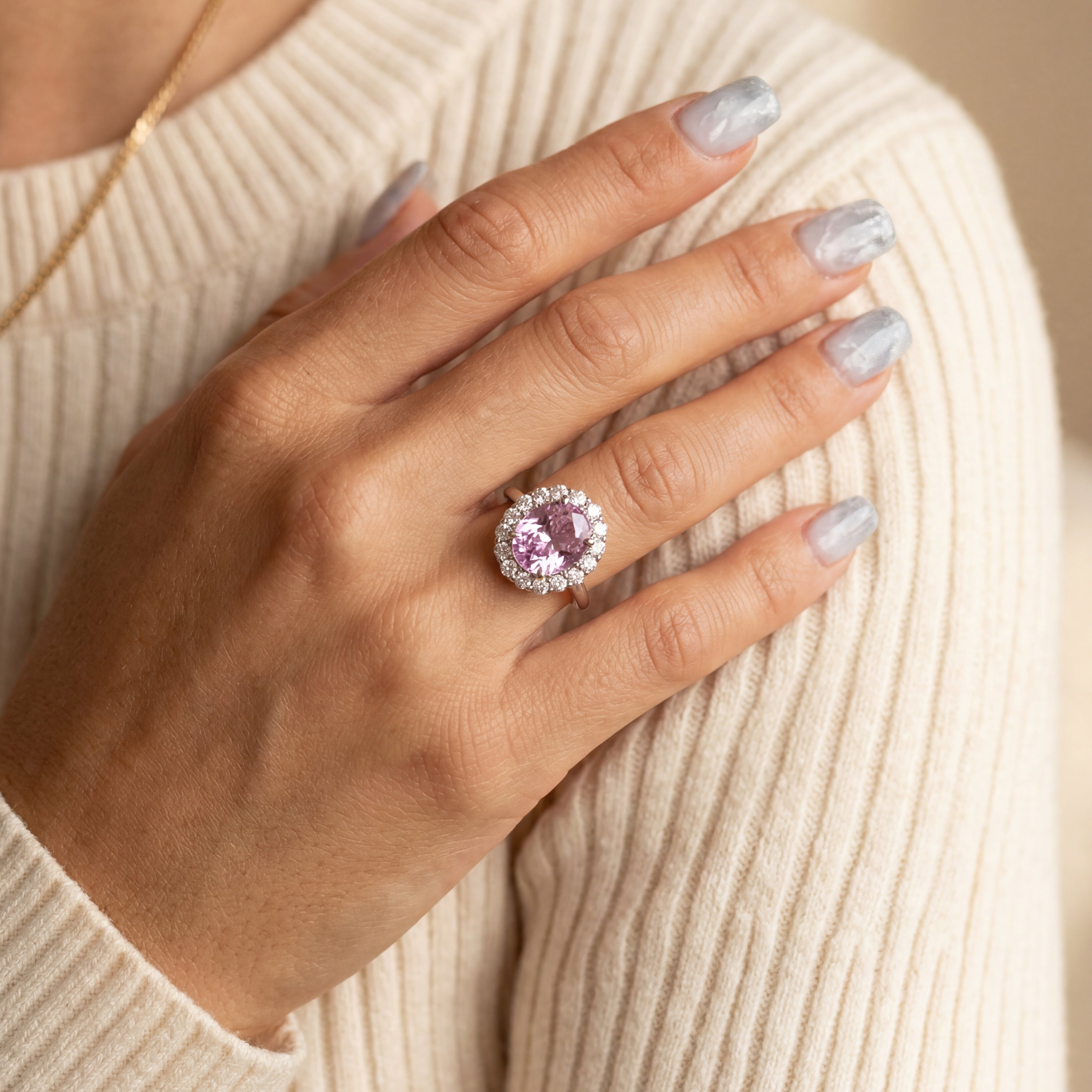 Anello Zirconi Preziosi