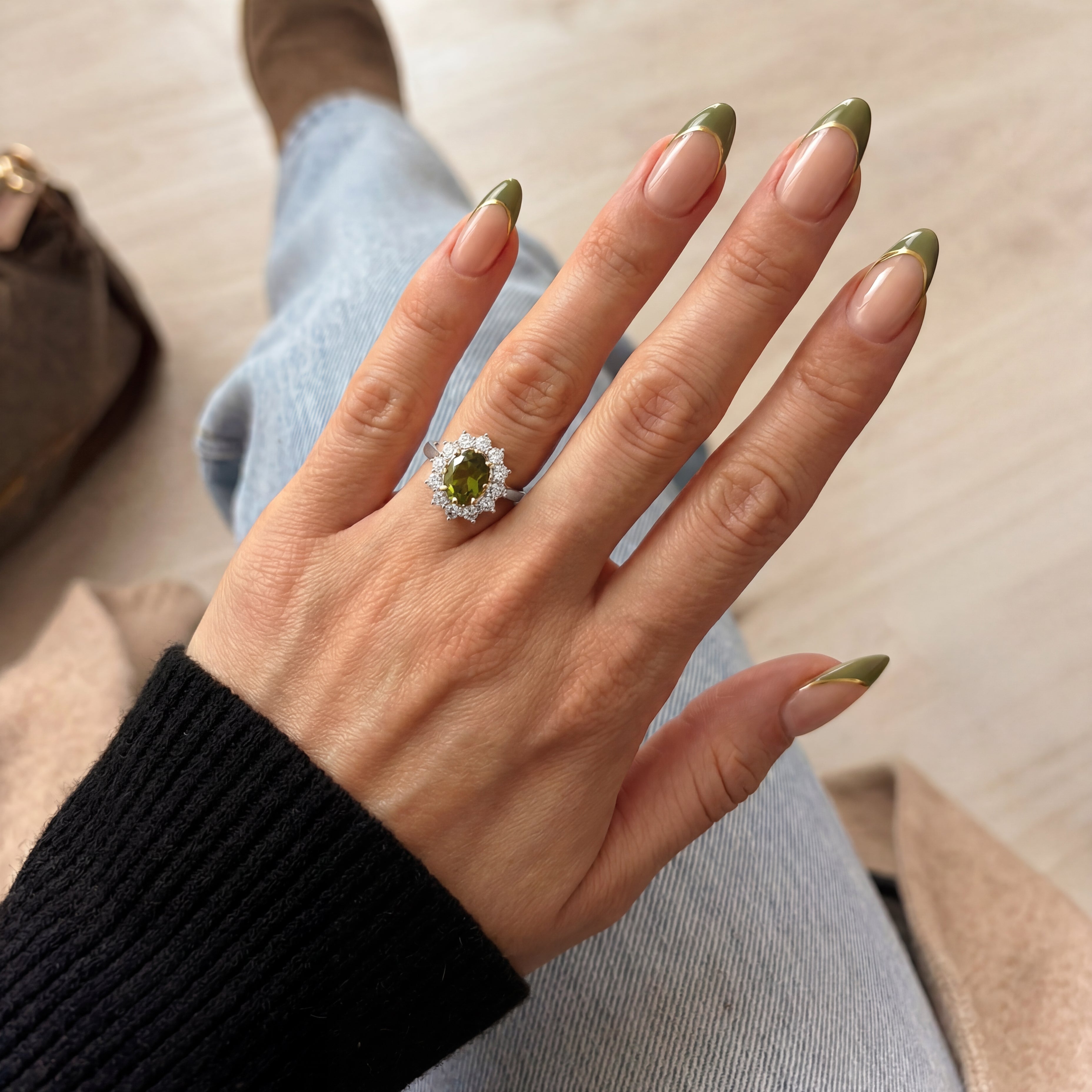 Anello Zirconi Preziosi