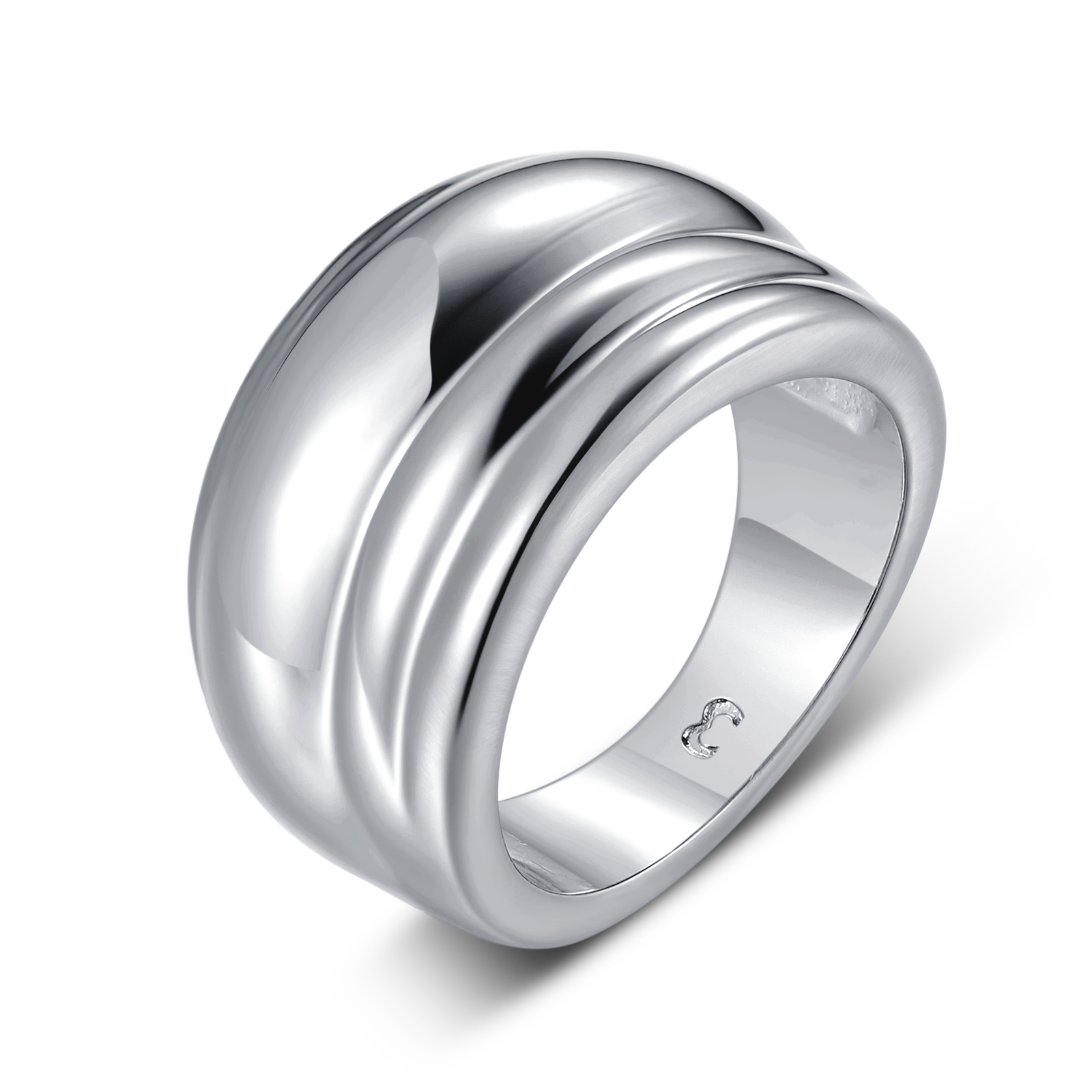 Anello Pieghe Lisce