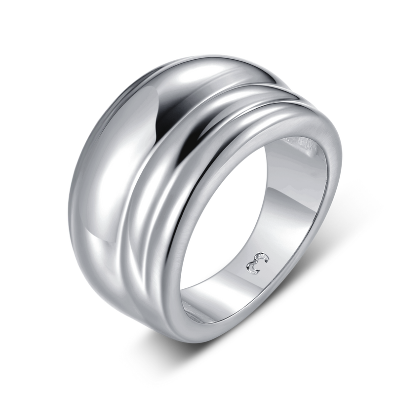 Anello Pieghe Lisce