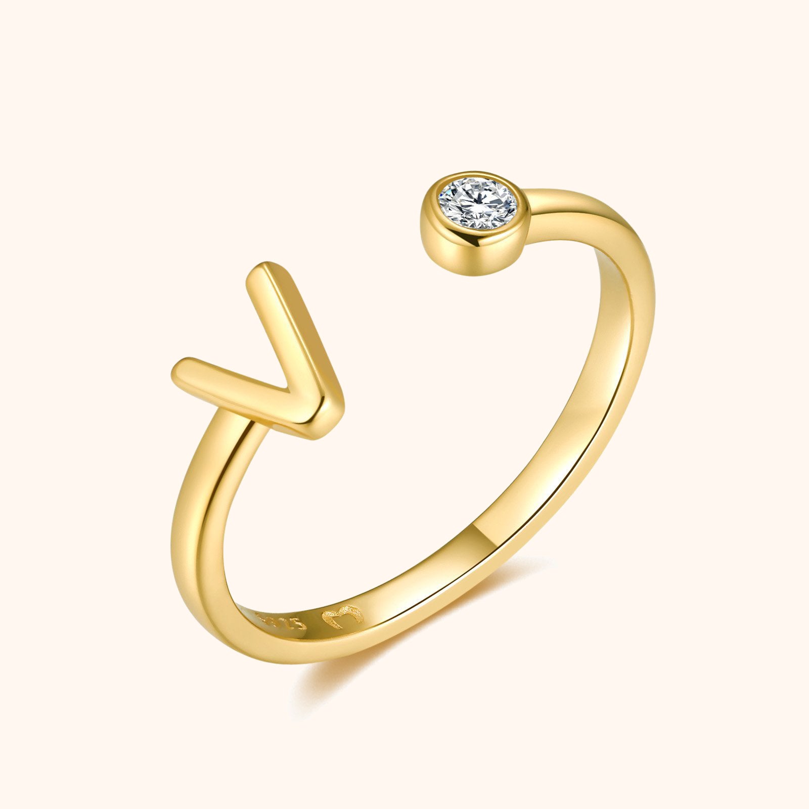 Anello "Top Letter"