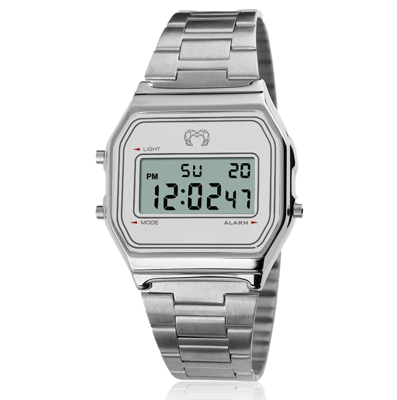 Orologio Digitale Vintage - Silver