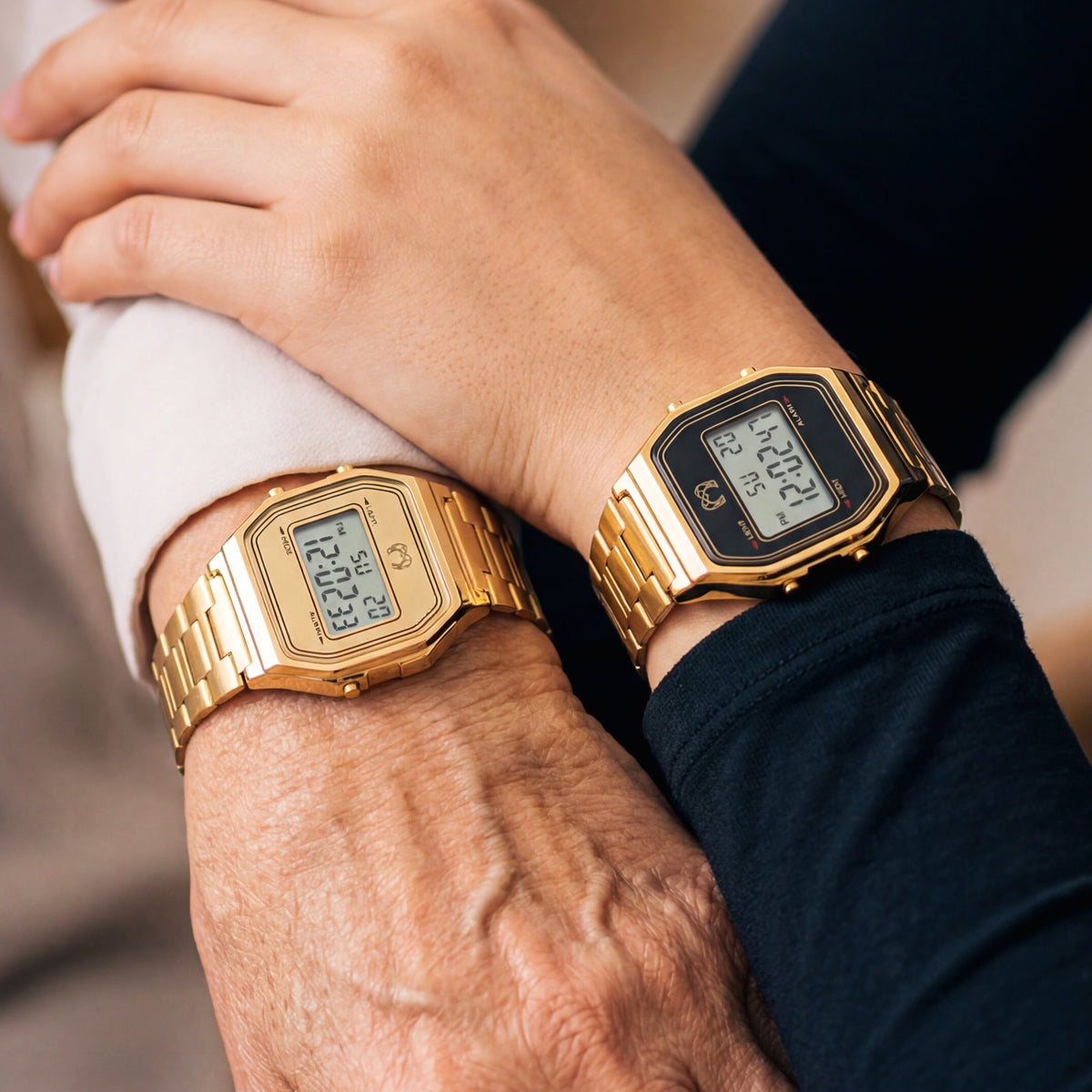 Orologio Digitale Vintage - Oro