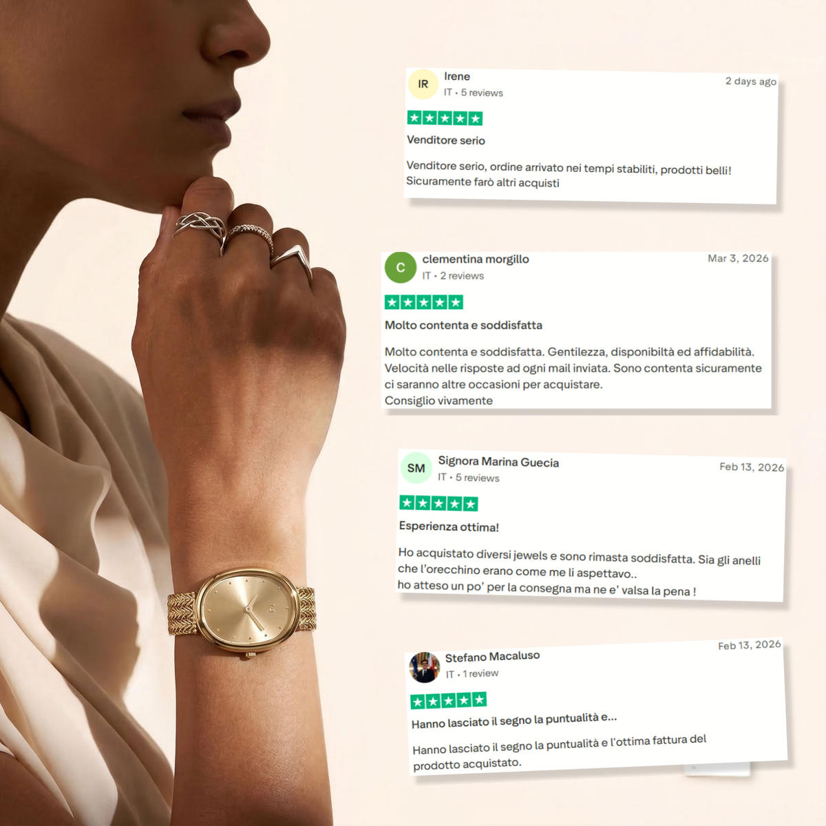 Orologio Vintage Royale - Gold