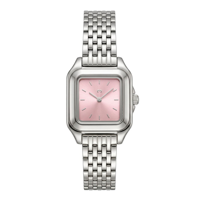Orologio ~ Hampton Argento-Rosa
