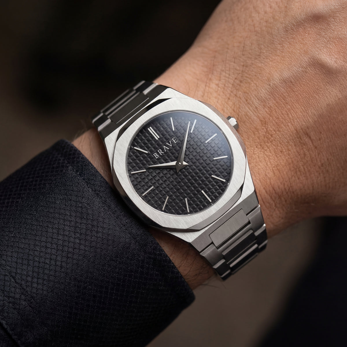 Orologio ~ Empire BRAVE - Argento-Nero