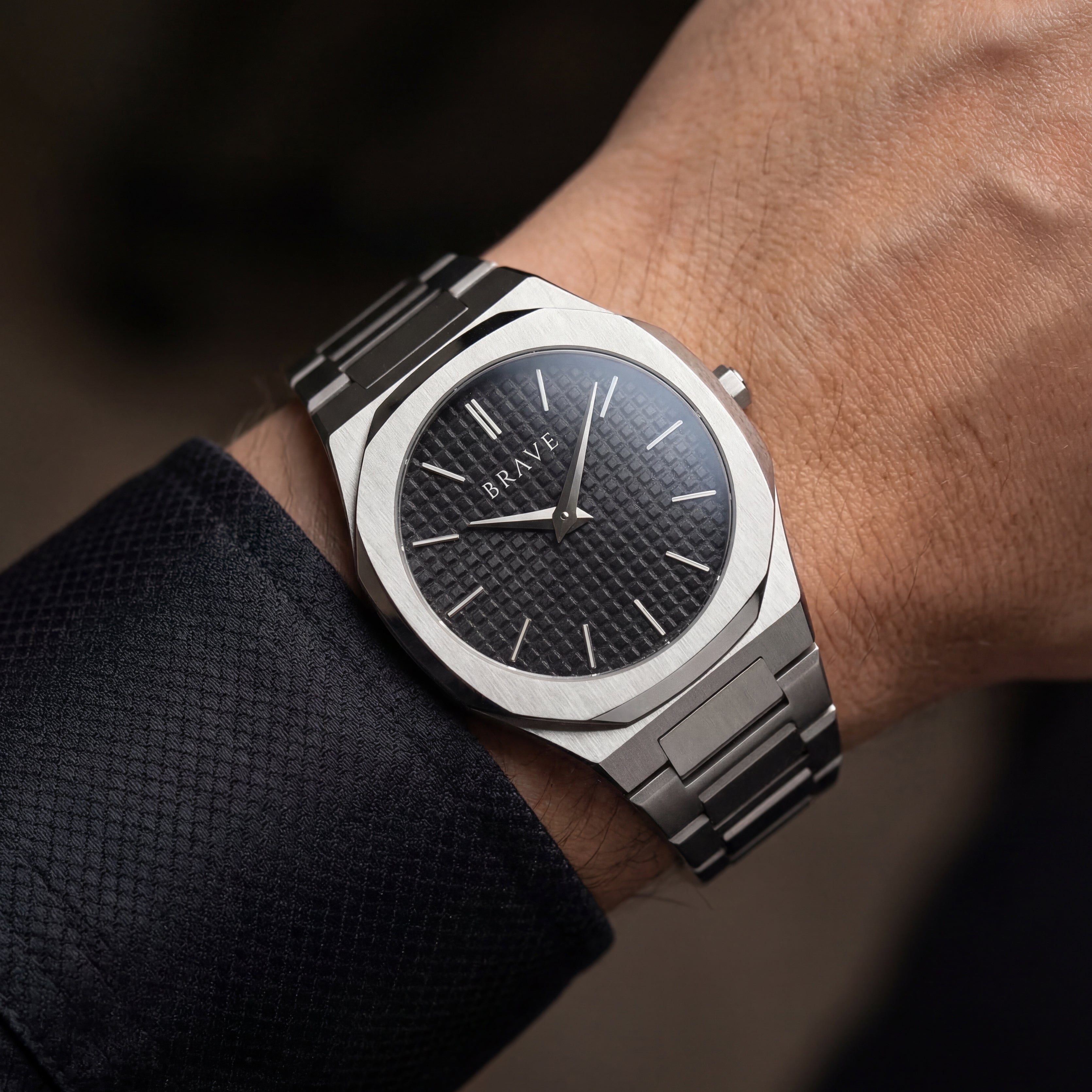 Orologio ~ Empire BRAVE - Argento-Nero