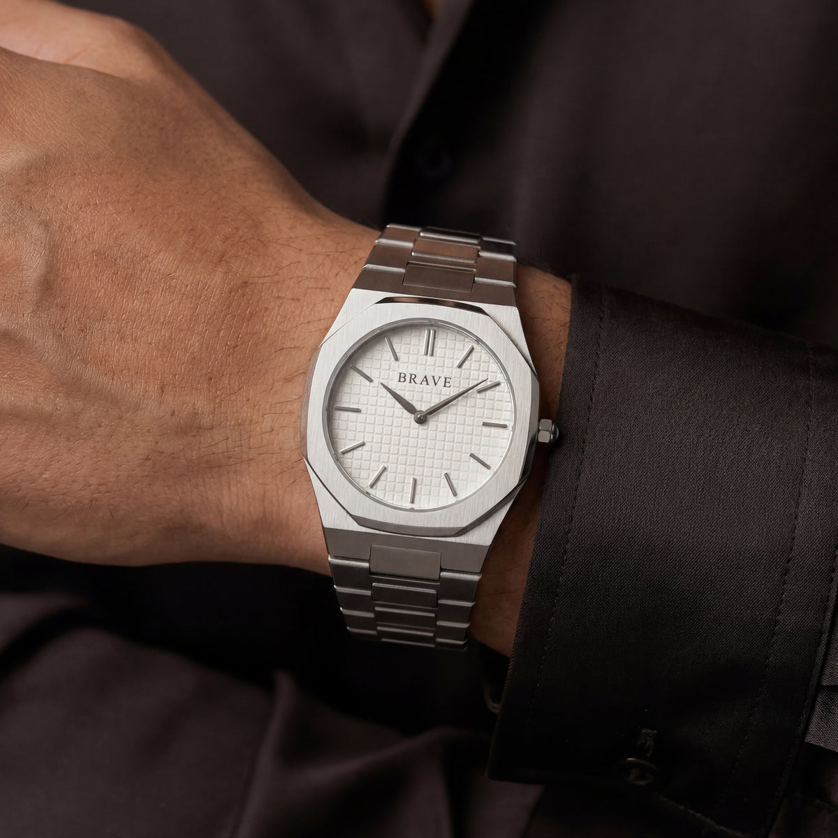 Orologio ~ Empire BRAVE - Argento-Bianco