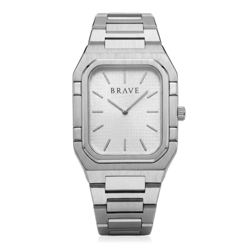 Orologio ~ Brando BRAVE - Bianco-Argento