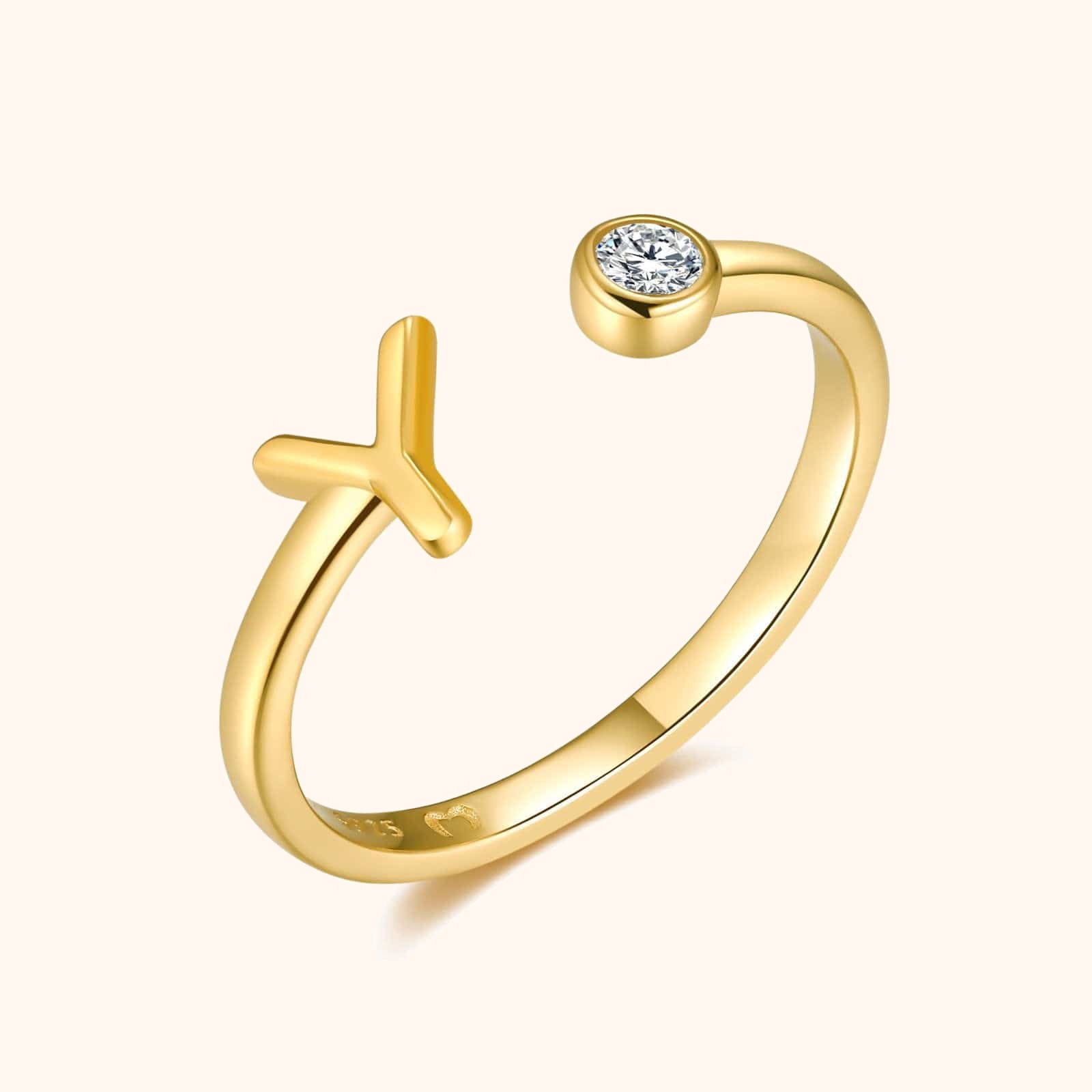 Anello "Top Letter"