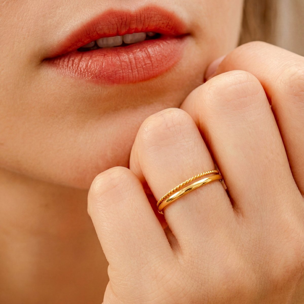 Anello Cerchi Misti