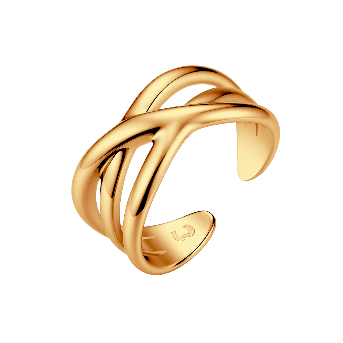 Anello Fasce Incrociate