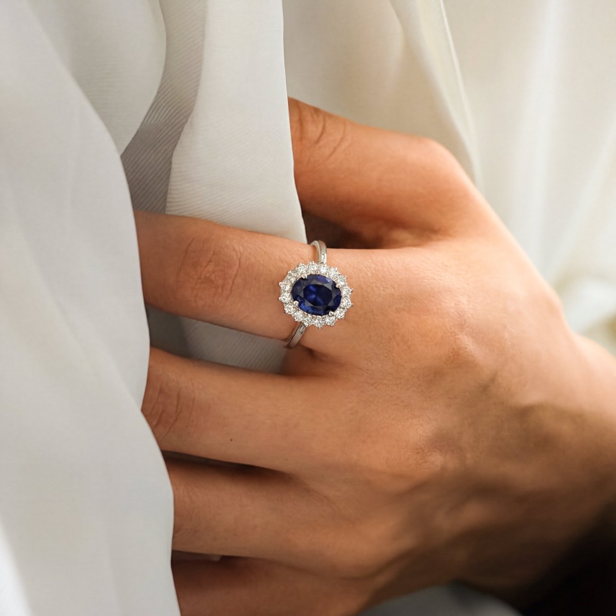 Anello Zirconi Preziosi