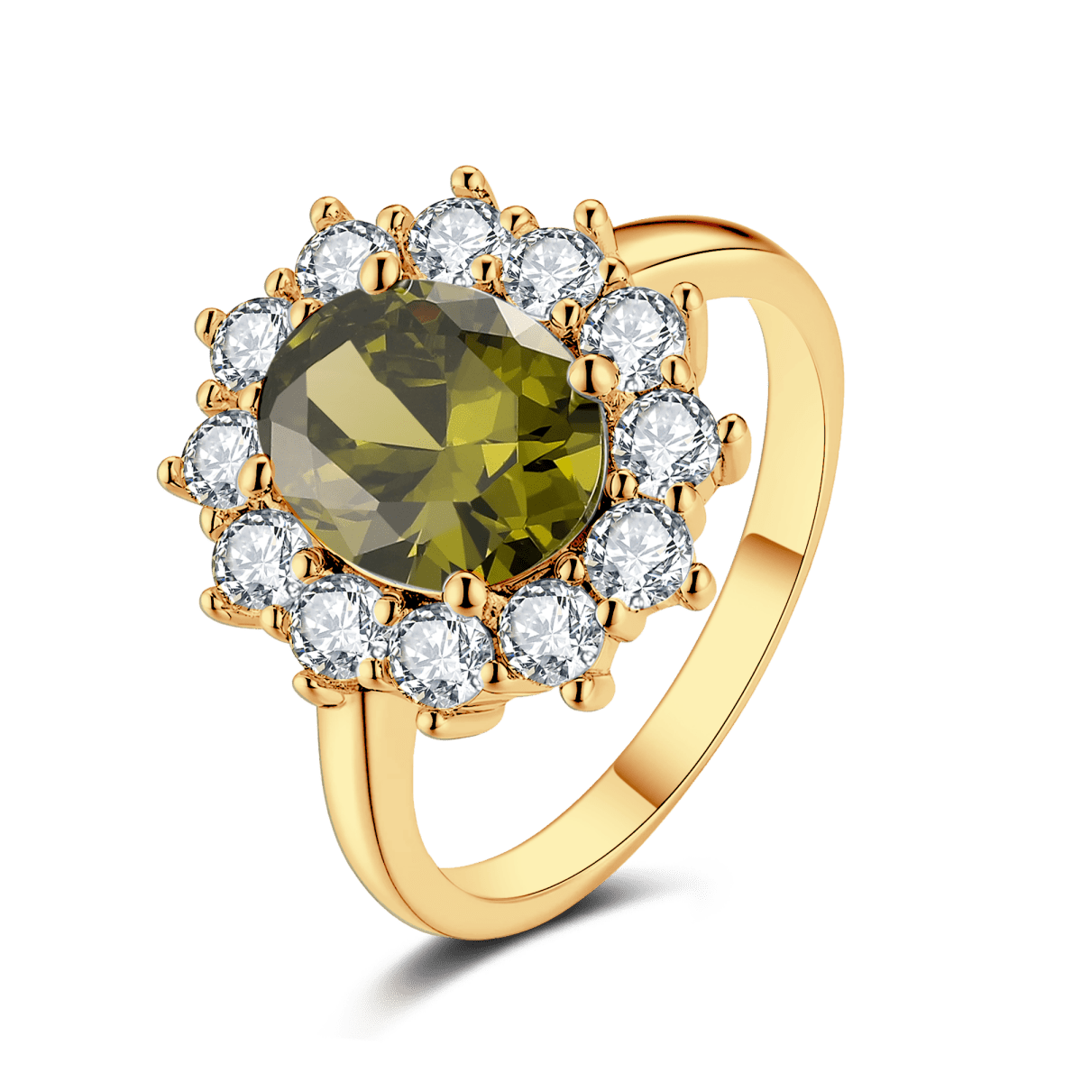 Anello Zirconi Preziosi