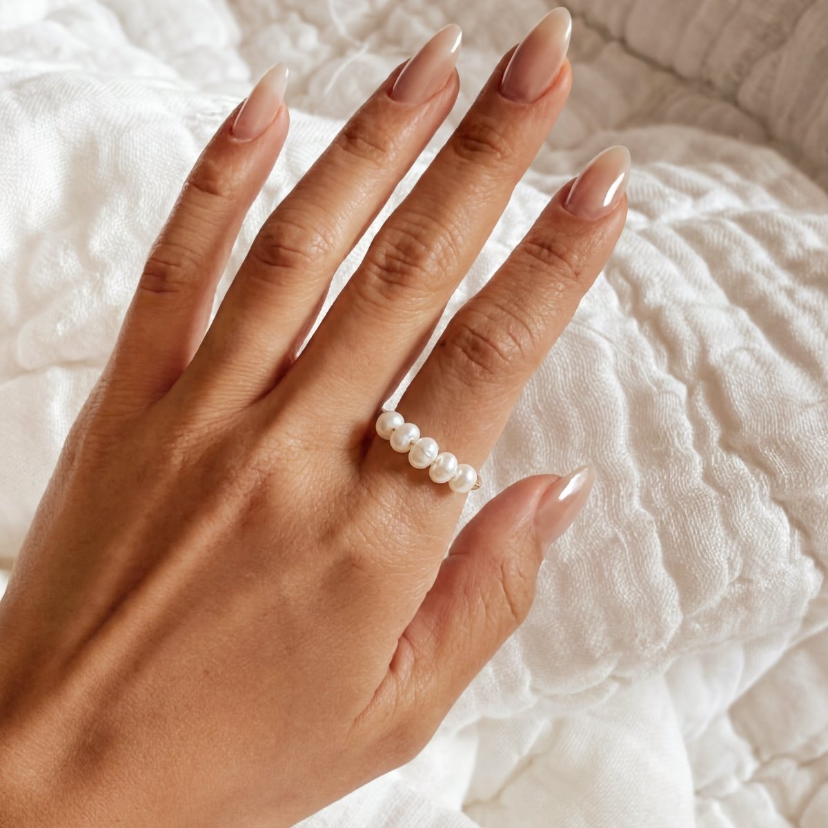 Anello Perle Semplicità