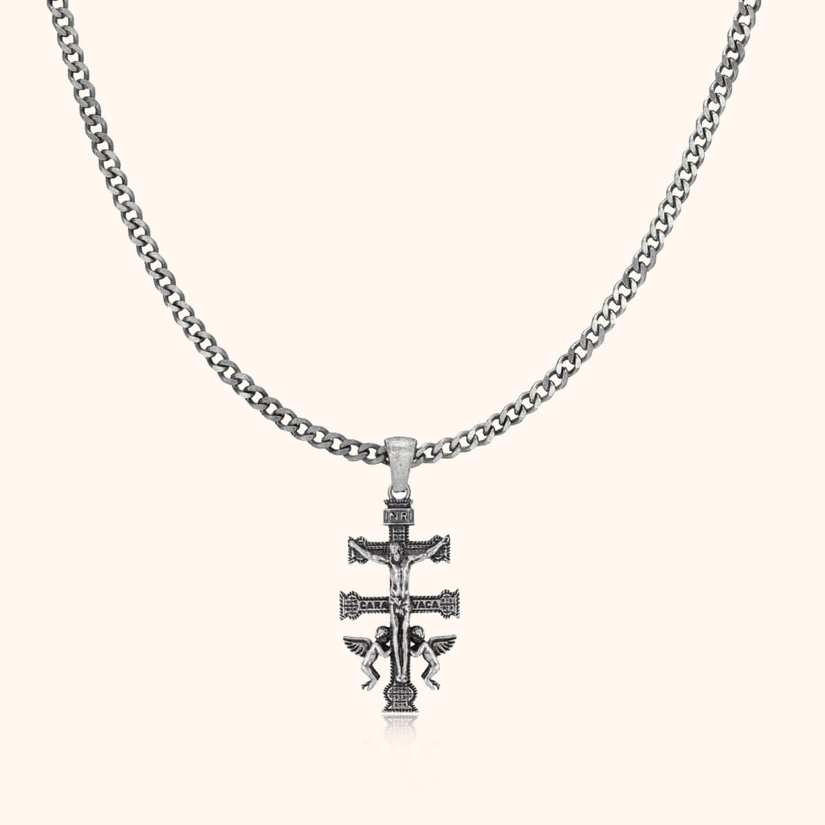 Collana Uomo BRAVE Croce di Caravaca - Chiara Jewels
