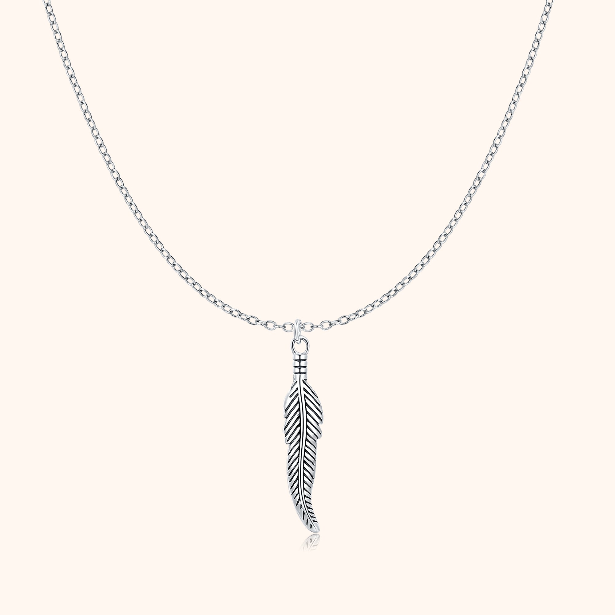 Collana Uomo BRAVE Piuma - Chiara Jewels