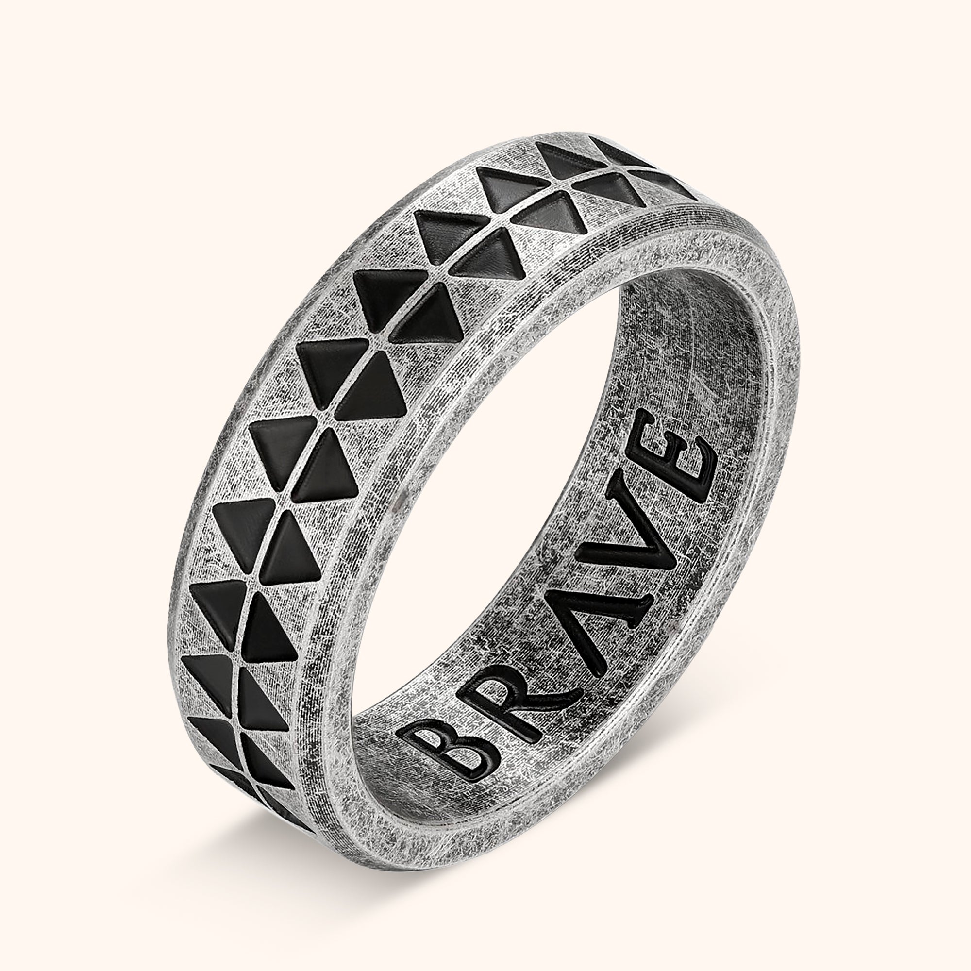 Anello Uomo BRAVE Tribale - Chiara Jewels