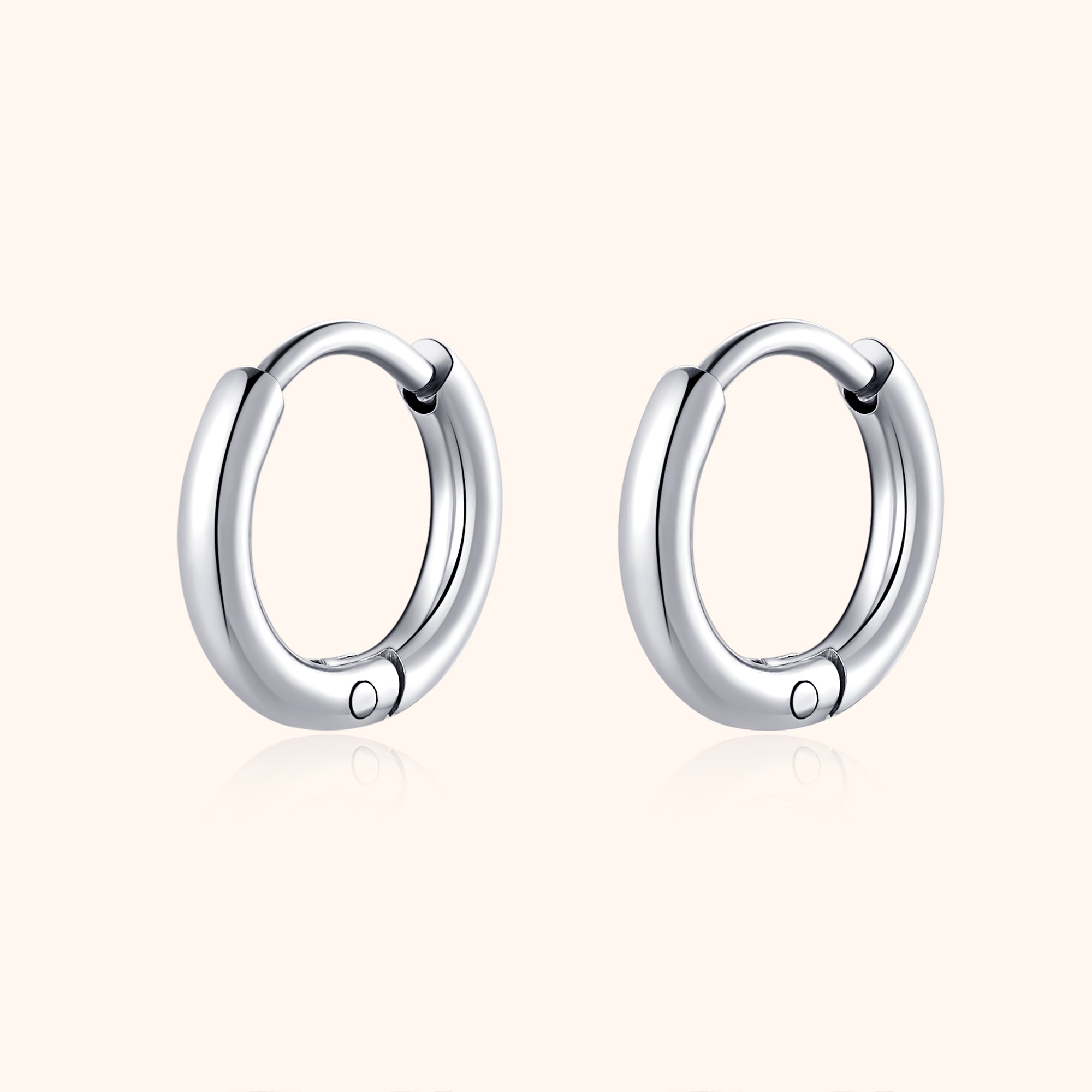 Orecchini Uomo Orecchini Ad Anello Argento Orecchini Uomo BRAVE Manly