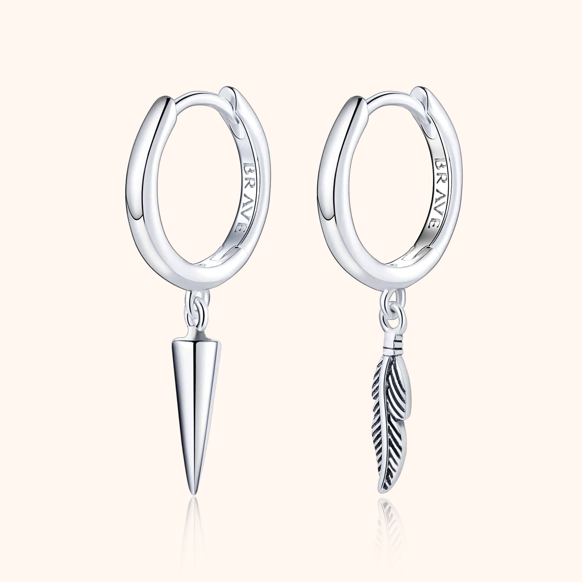 Orecchini Uomo BRAVE Erratic - Chiara Jewels
