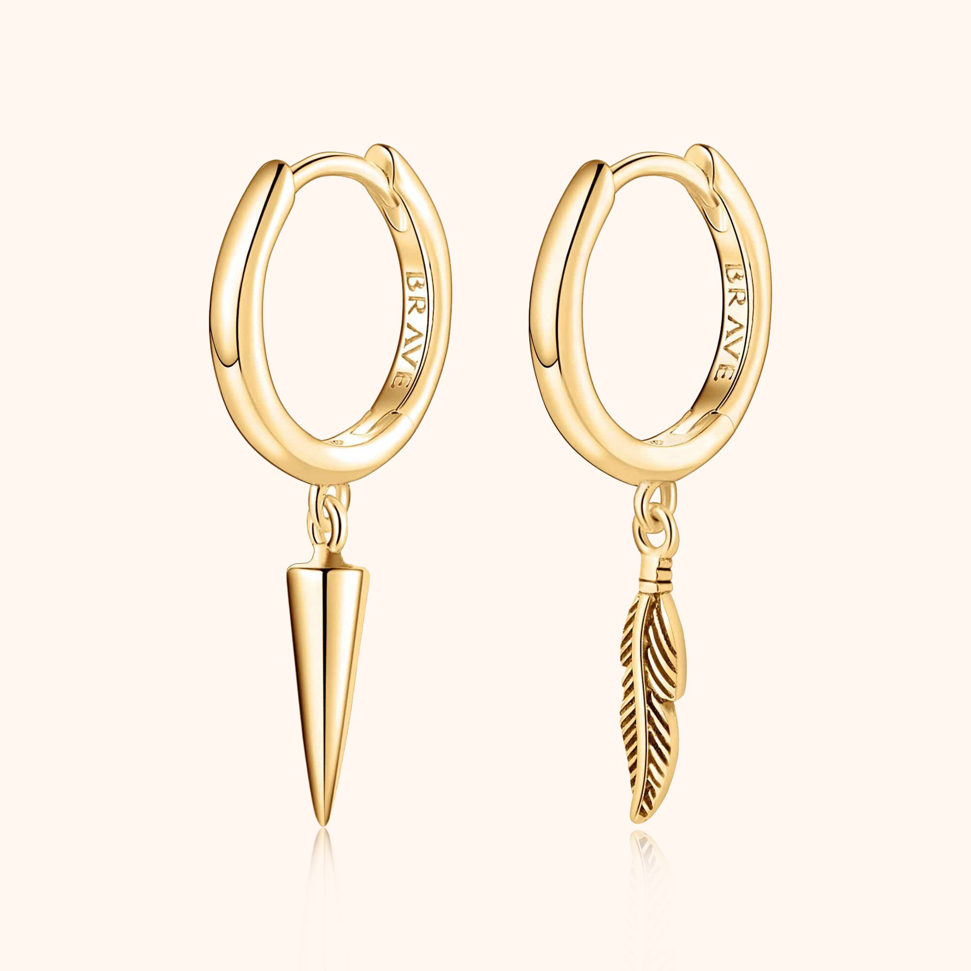 Orecchini Uomo BRAVE Erratic - Chiara Jewels