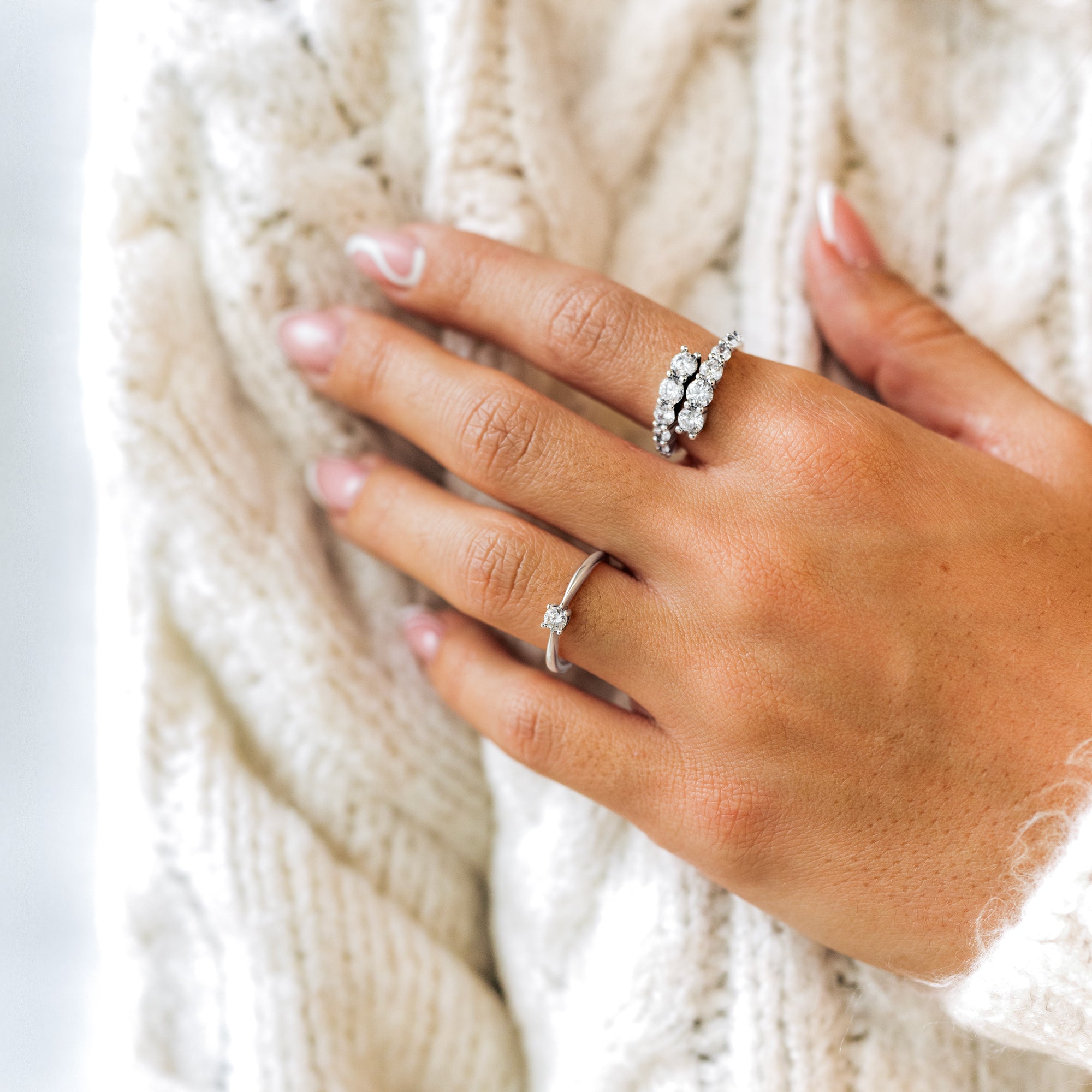 Anello Zirconia Solitaria - Chiara Jewels