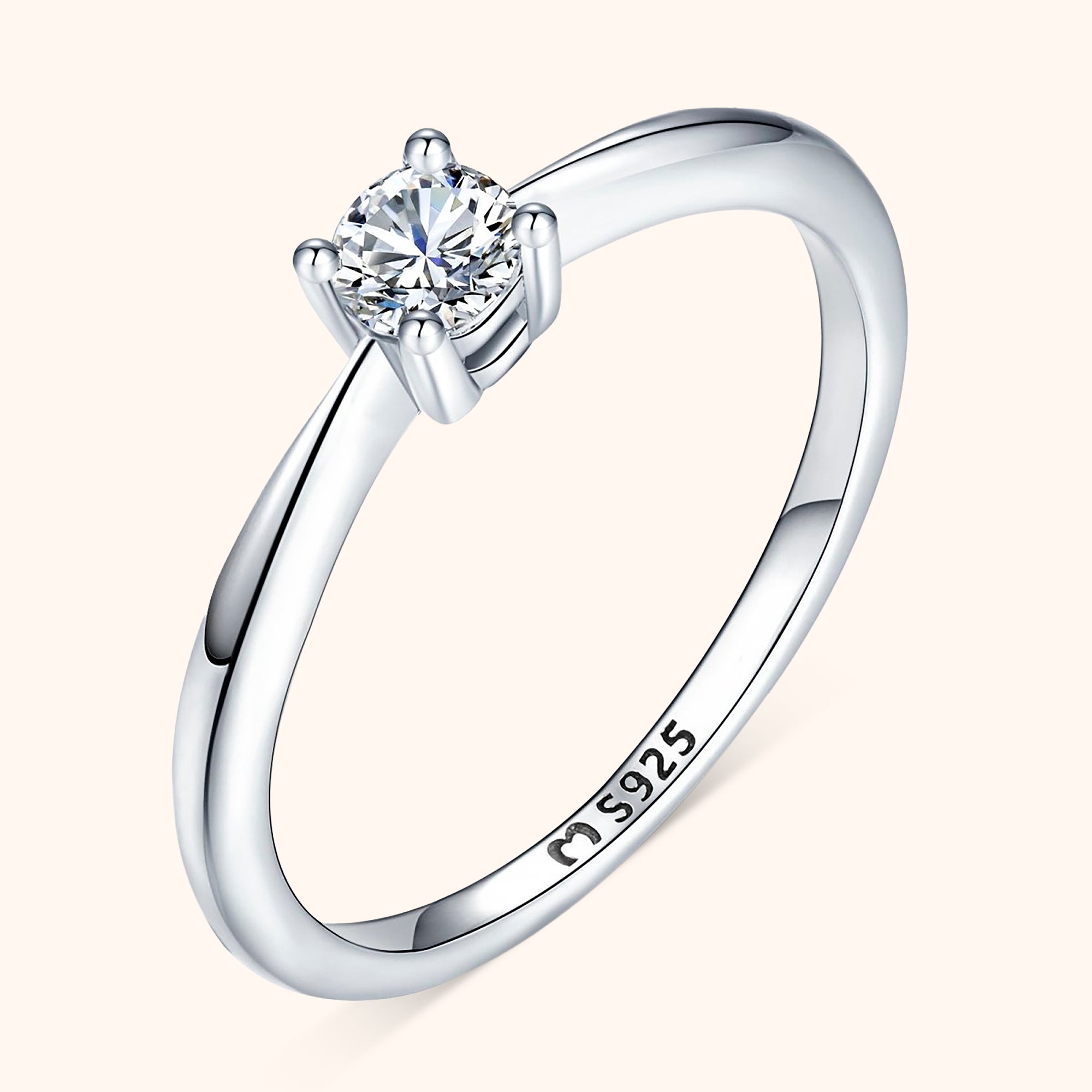 Anello Zirconia Solitaria - Chiara Jewels