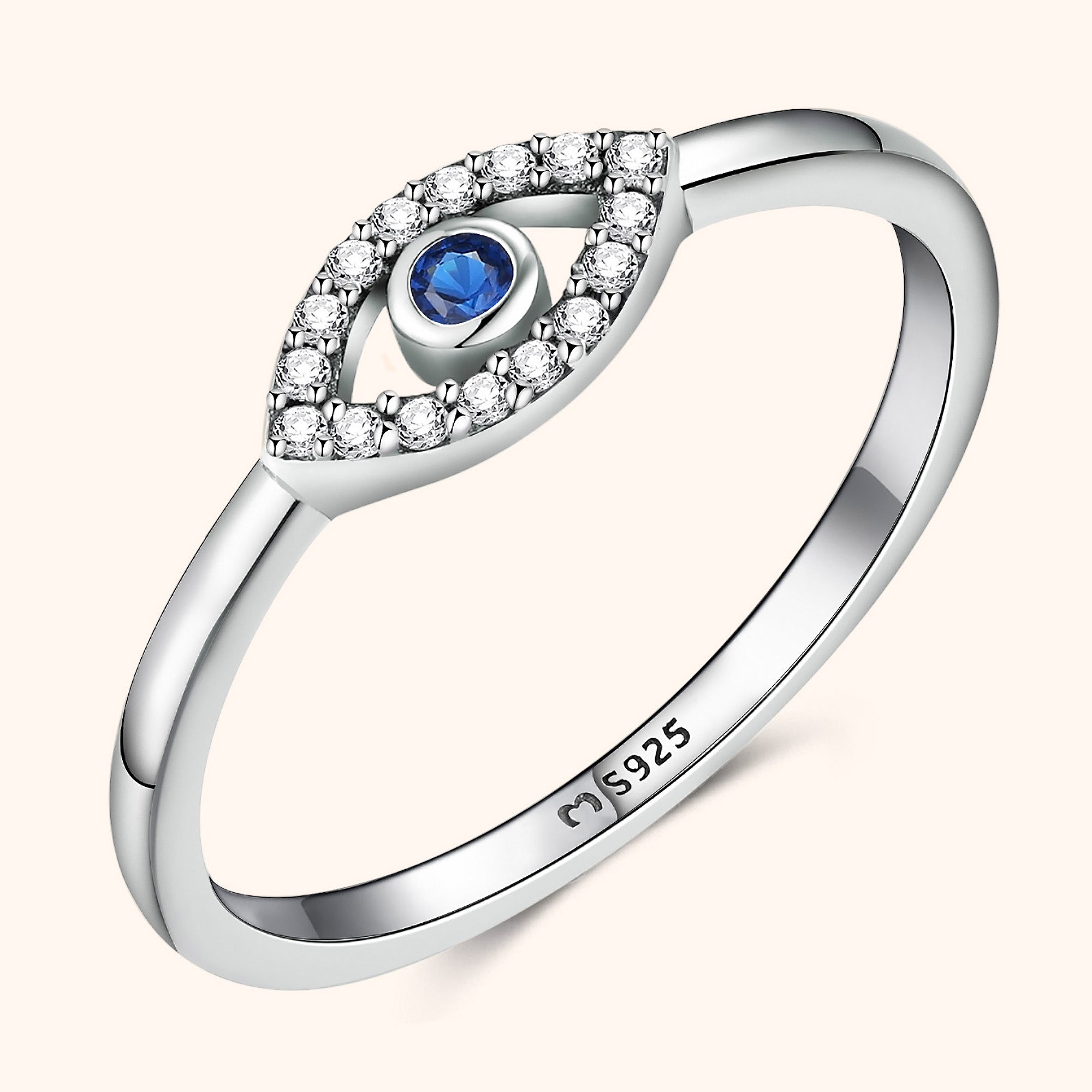 Anello Occhio Blu - Chiara Jewels
