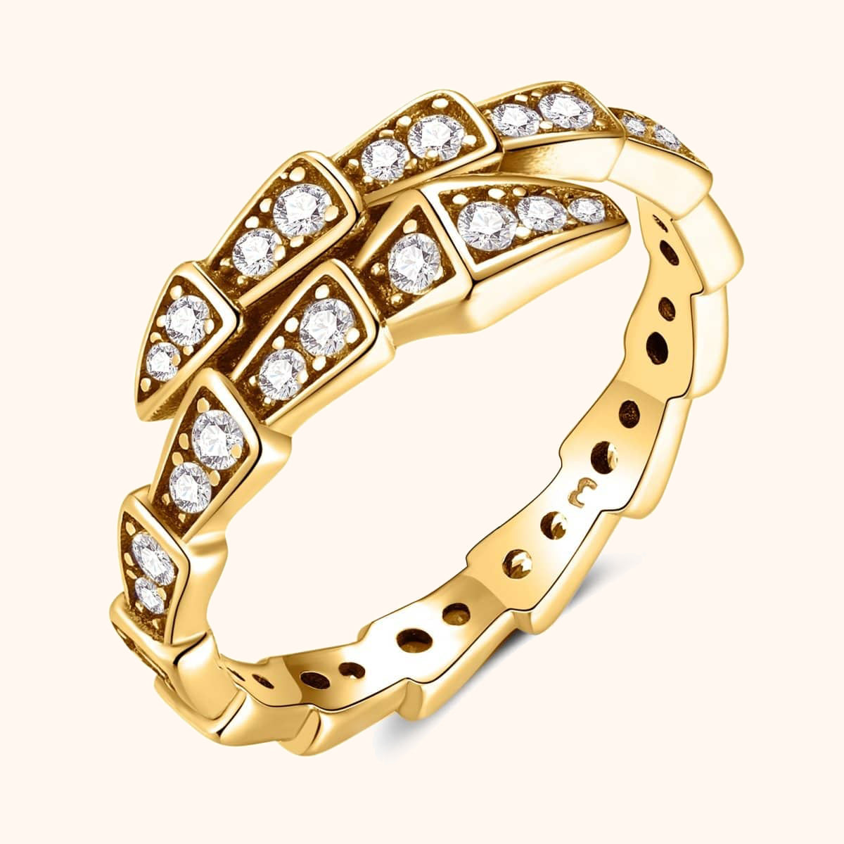 Anello Vipera Lucente - Chiara Jewels