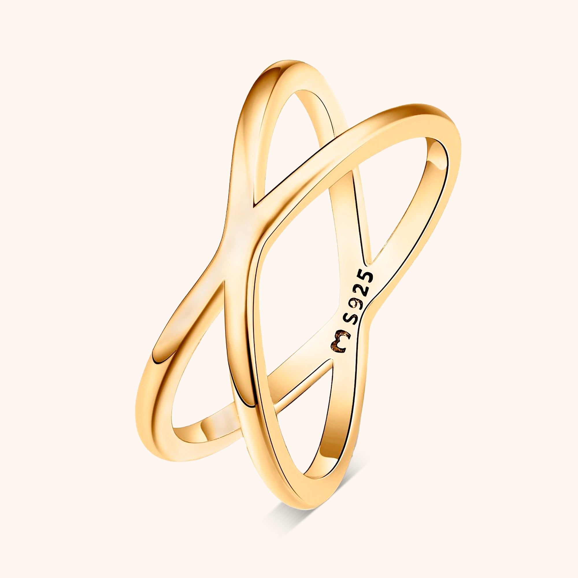 Anello Doppia Crociata - Chiara Jewels