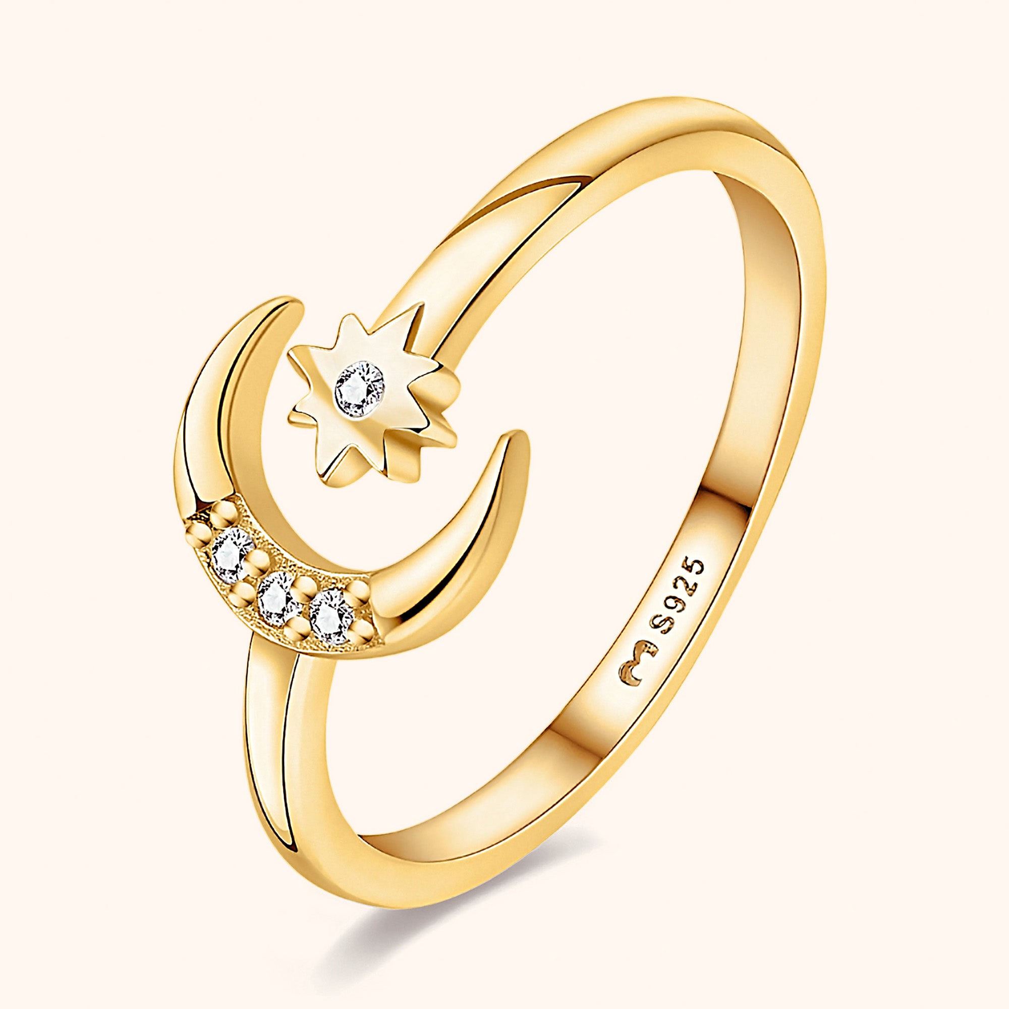Anello Luna e Stelle - Chiara Jewels