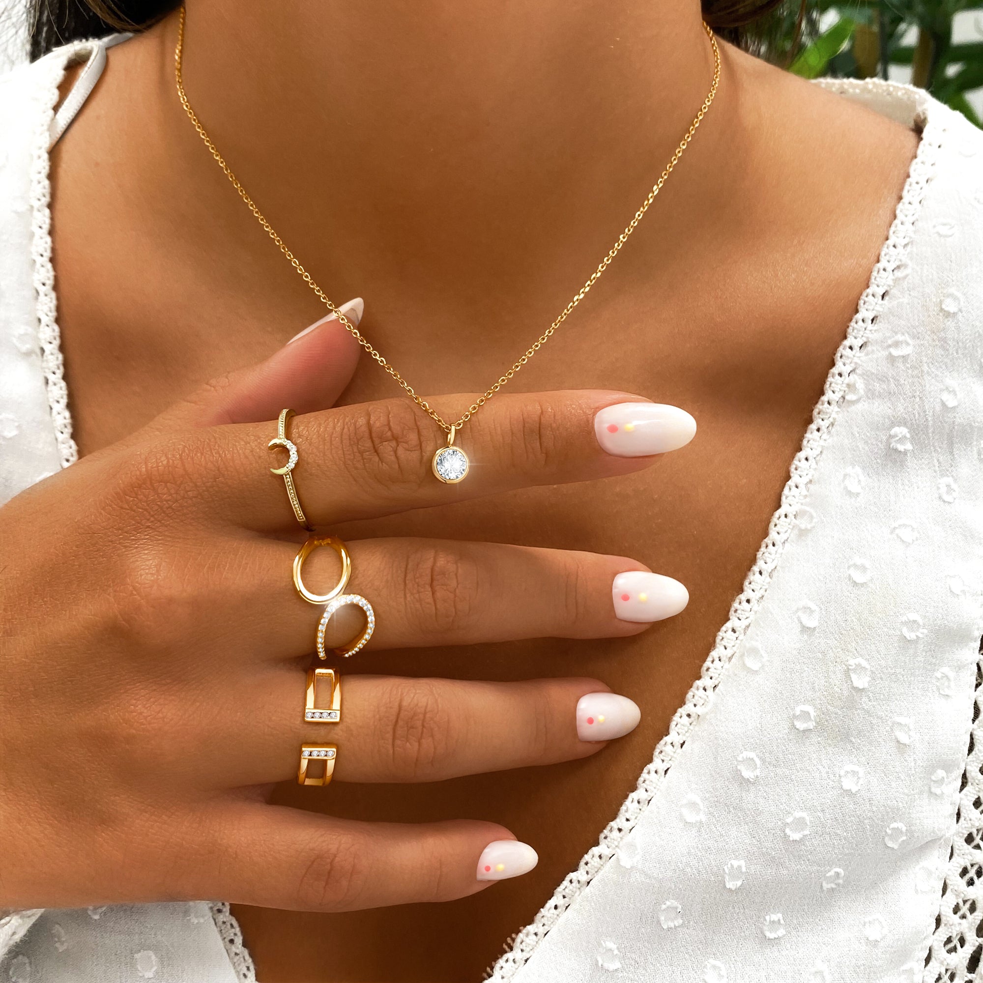 Collana Cerchio di Zirconio - Chiara Jewels