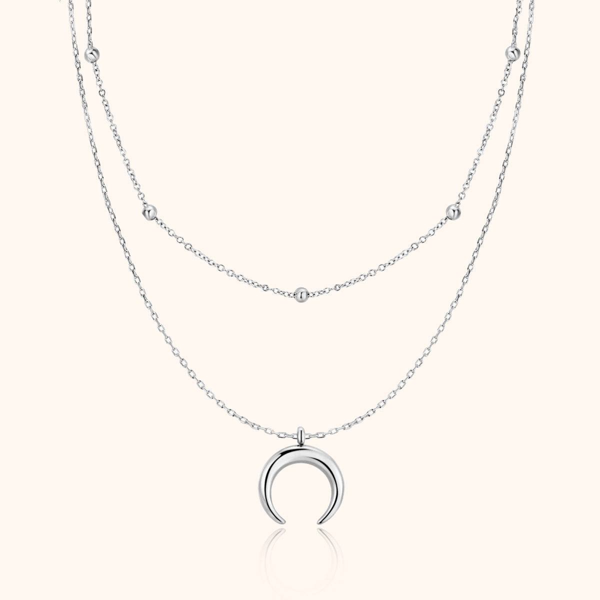 Collana Mezzaluna Palle - Chiara Jewels