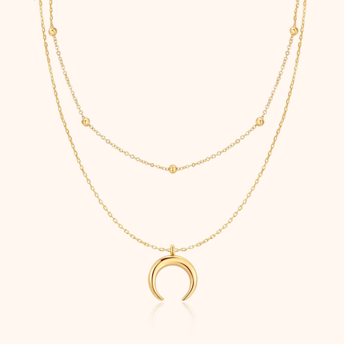 Collana Mezzaluna Palle - Chiara Jewels