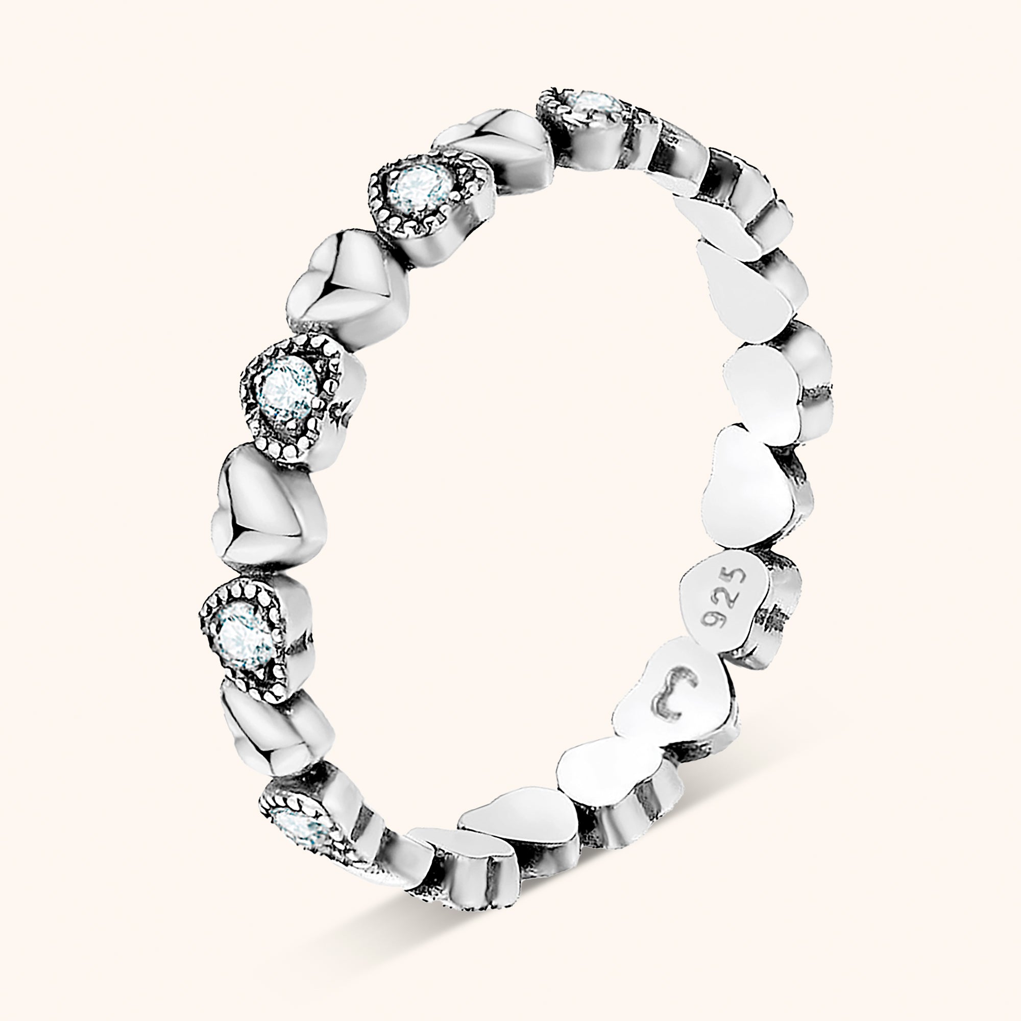 Anello Cuori Invertiti - Chiara Jewels