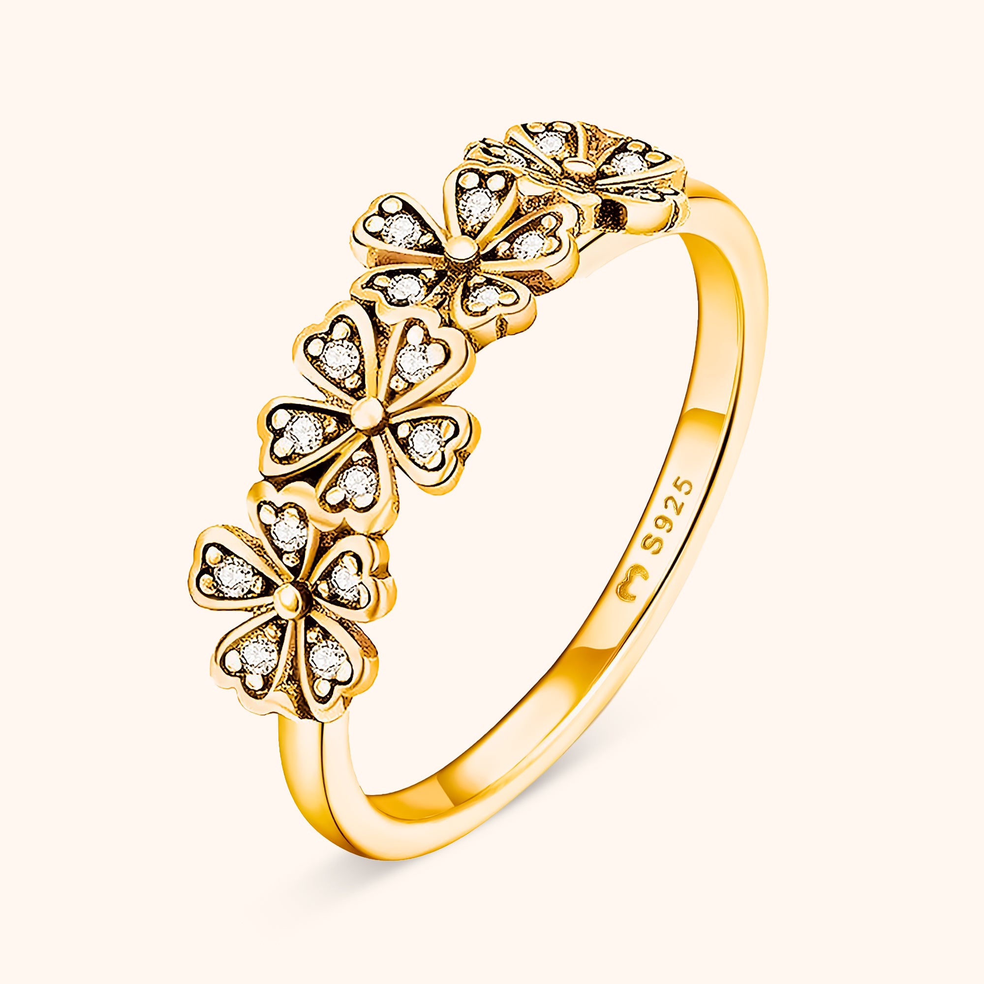 Anello Fiori Luminosi - Chiara Jewels