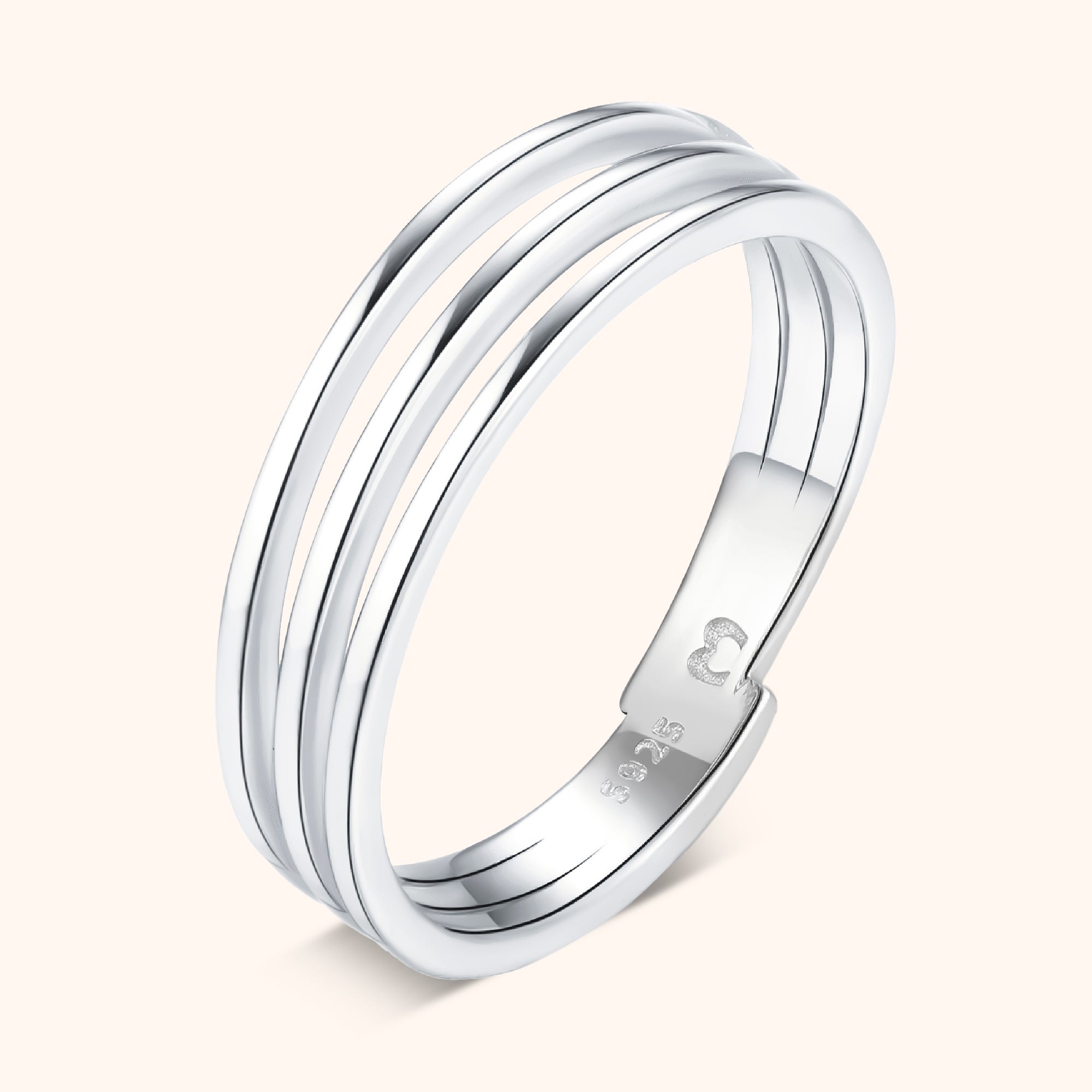 Anello Tre Linee - Chiara Jewels