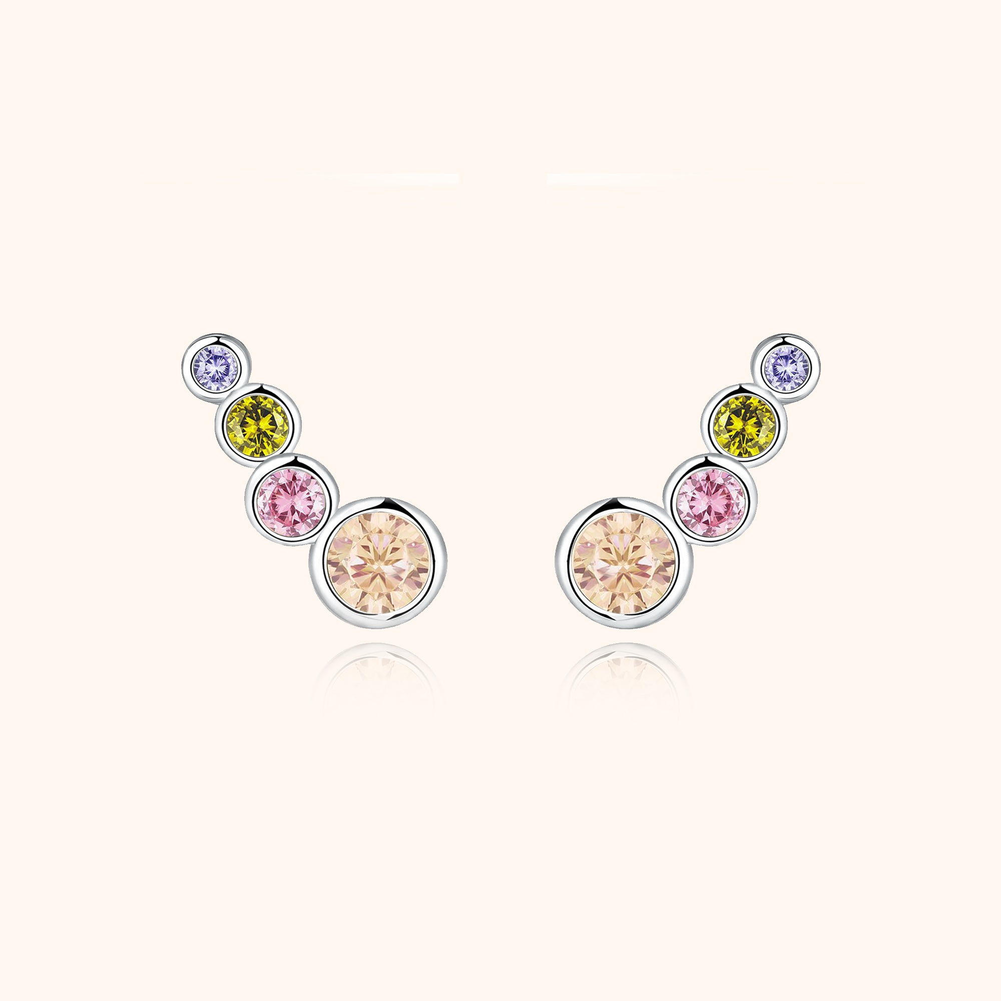 Orecchini Circoli Multicolore - Chiara Jewels