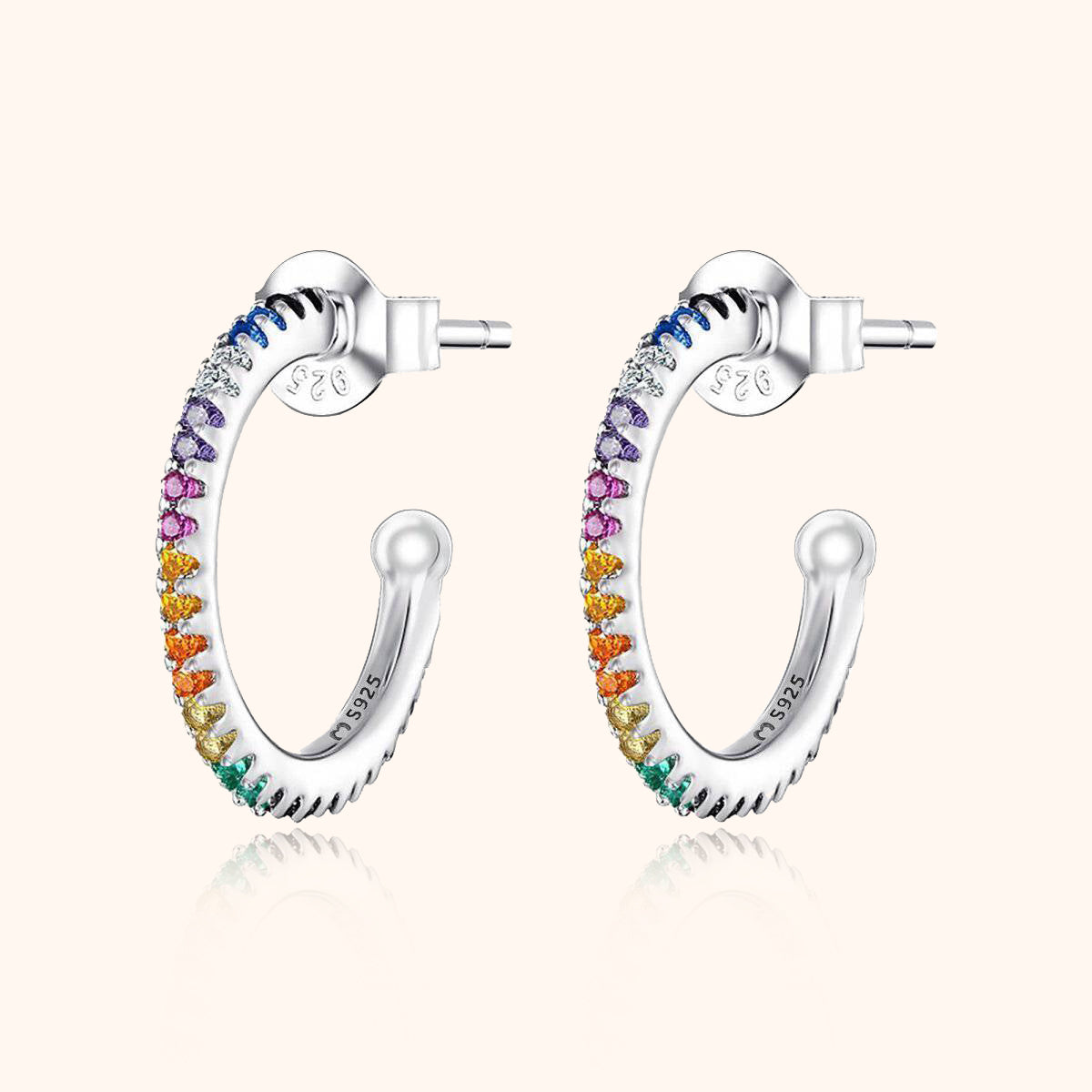 Orecchini Semicerchio Colori - Chiara Jewels