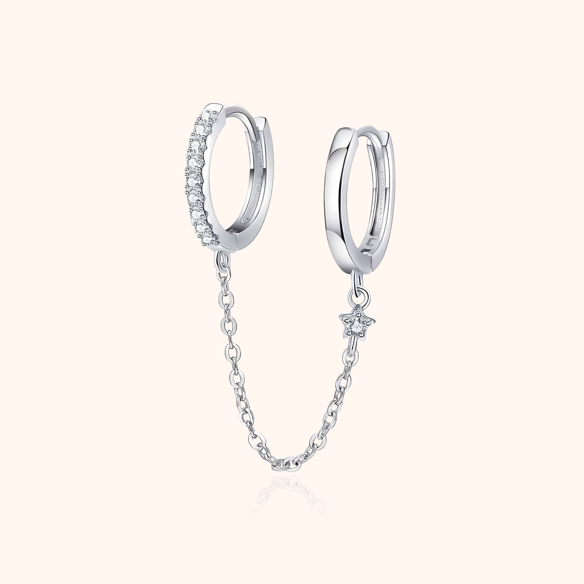 Orecchini Anello a Catena - Chiara Jewels