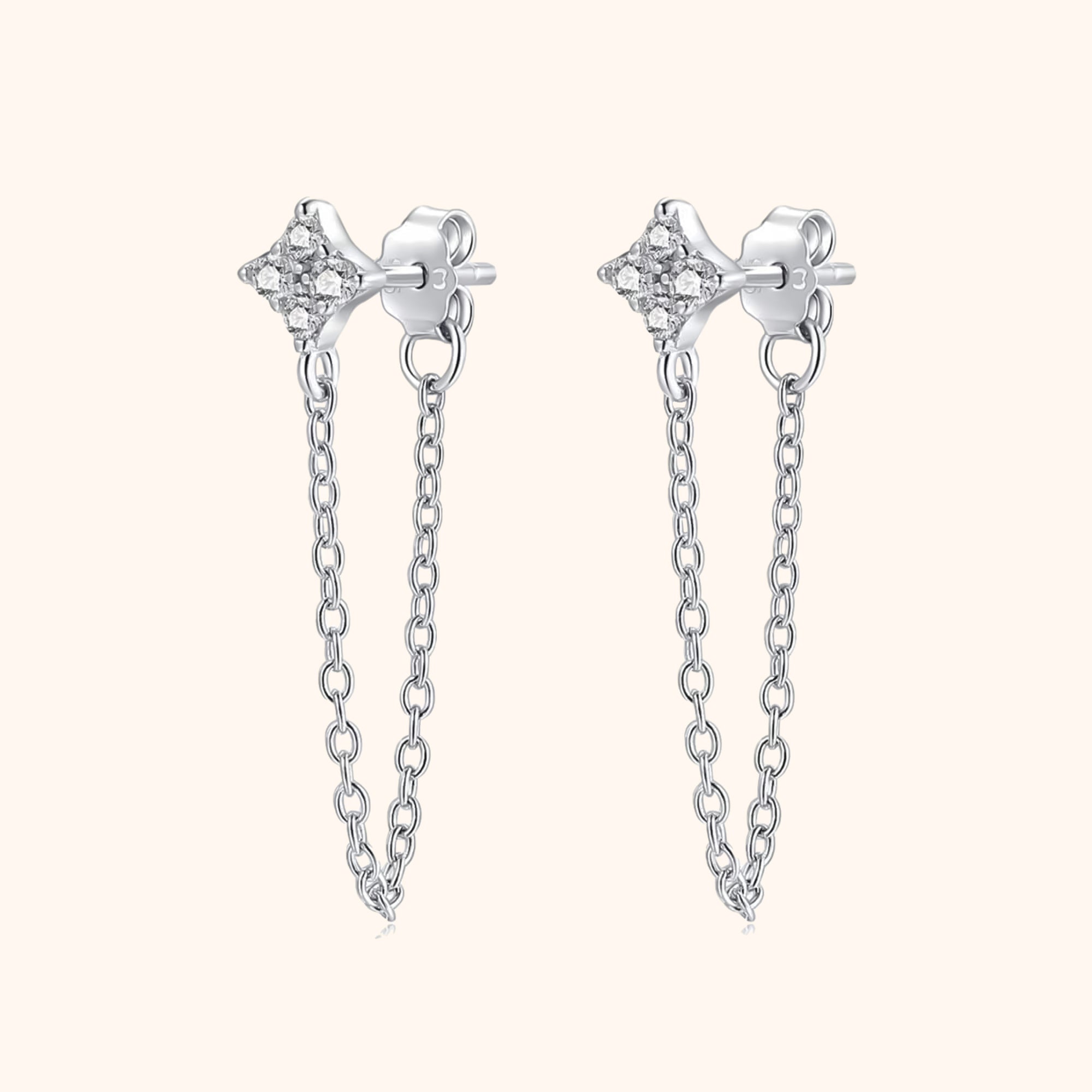 Orecchini Catena Gemme - Chiara Jewels