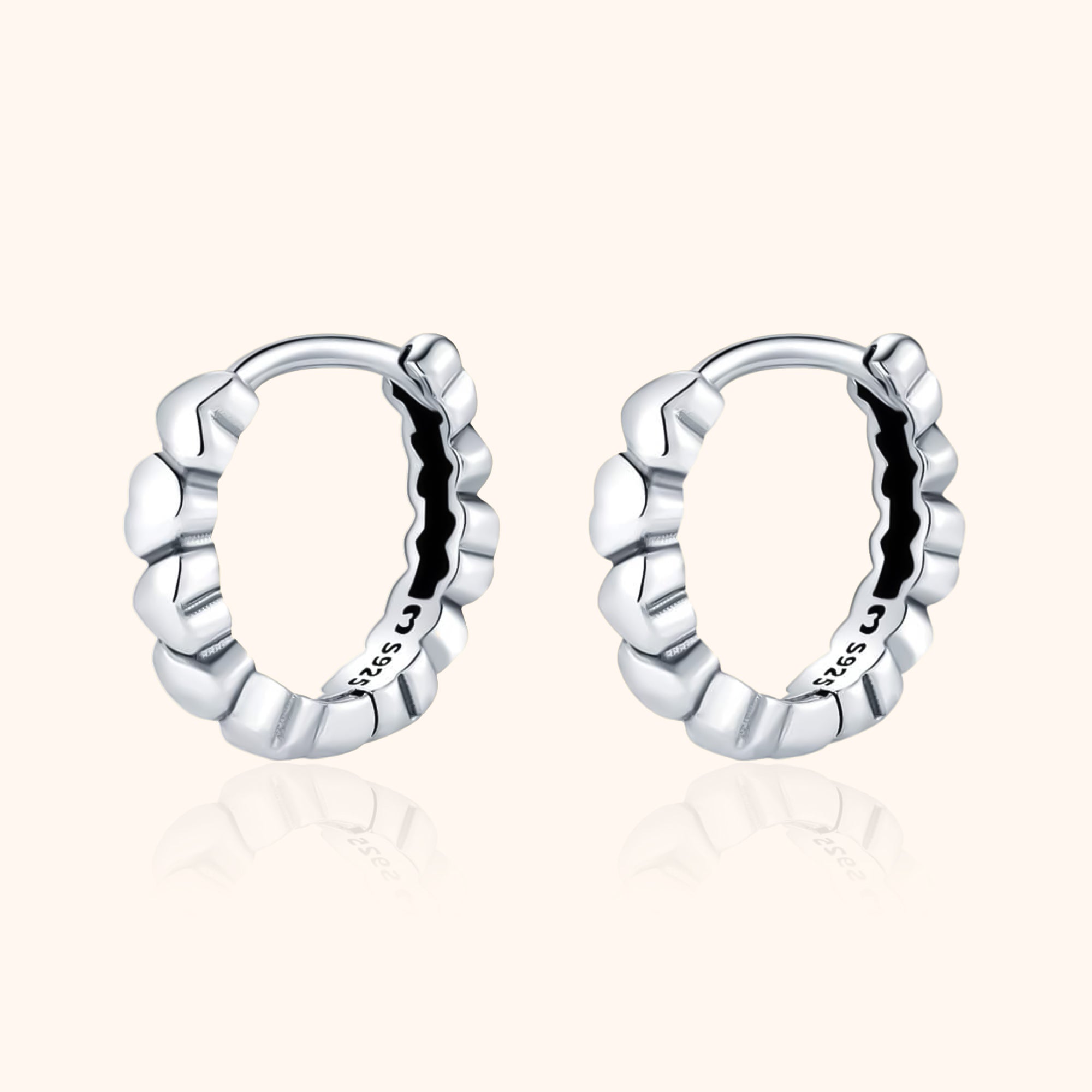 Orecchini Cerchi Amore - Chiara Jewels