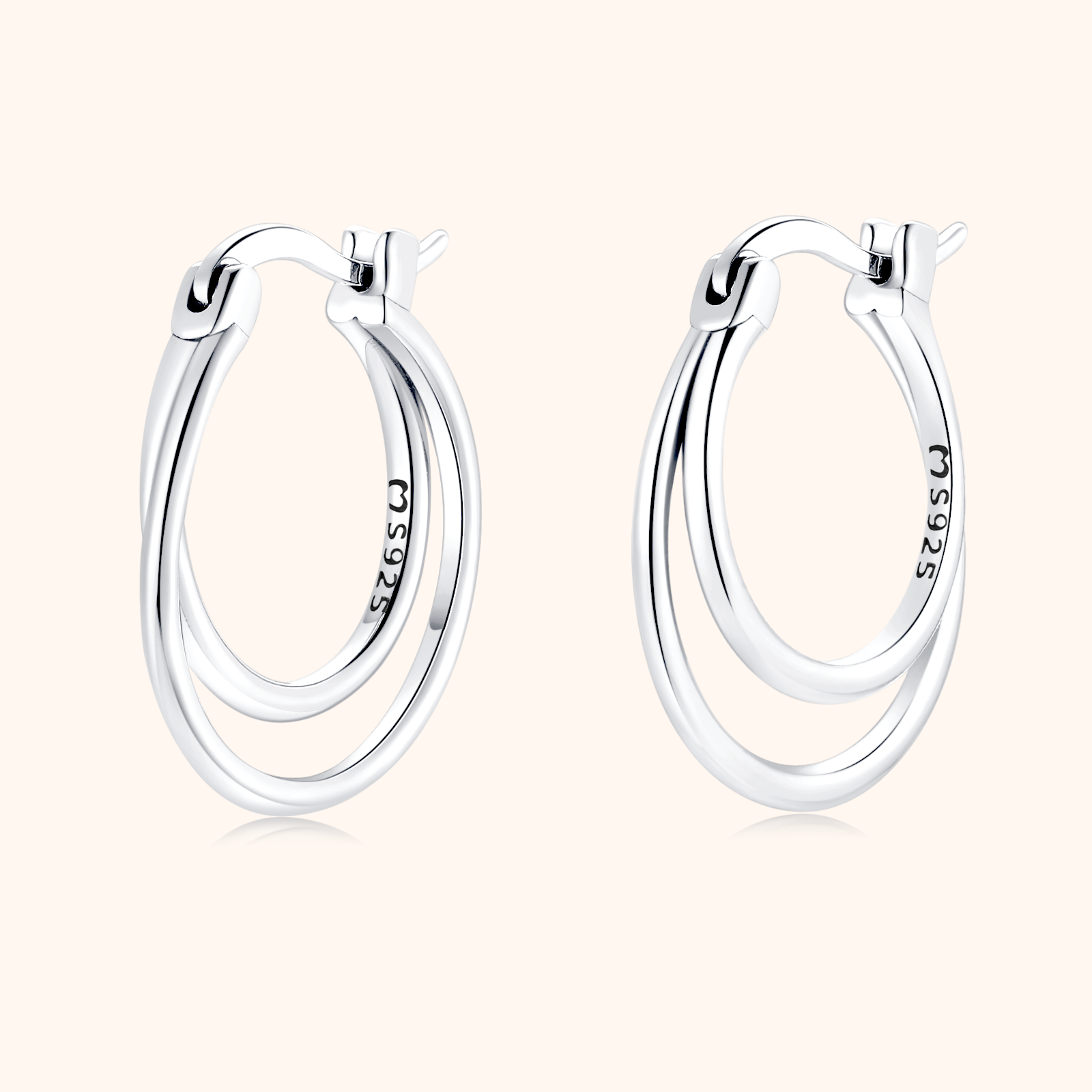 Orecchini Cerchi Doppi - Chiara Jewels